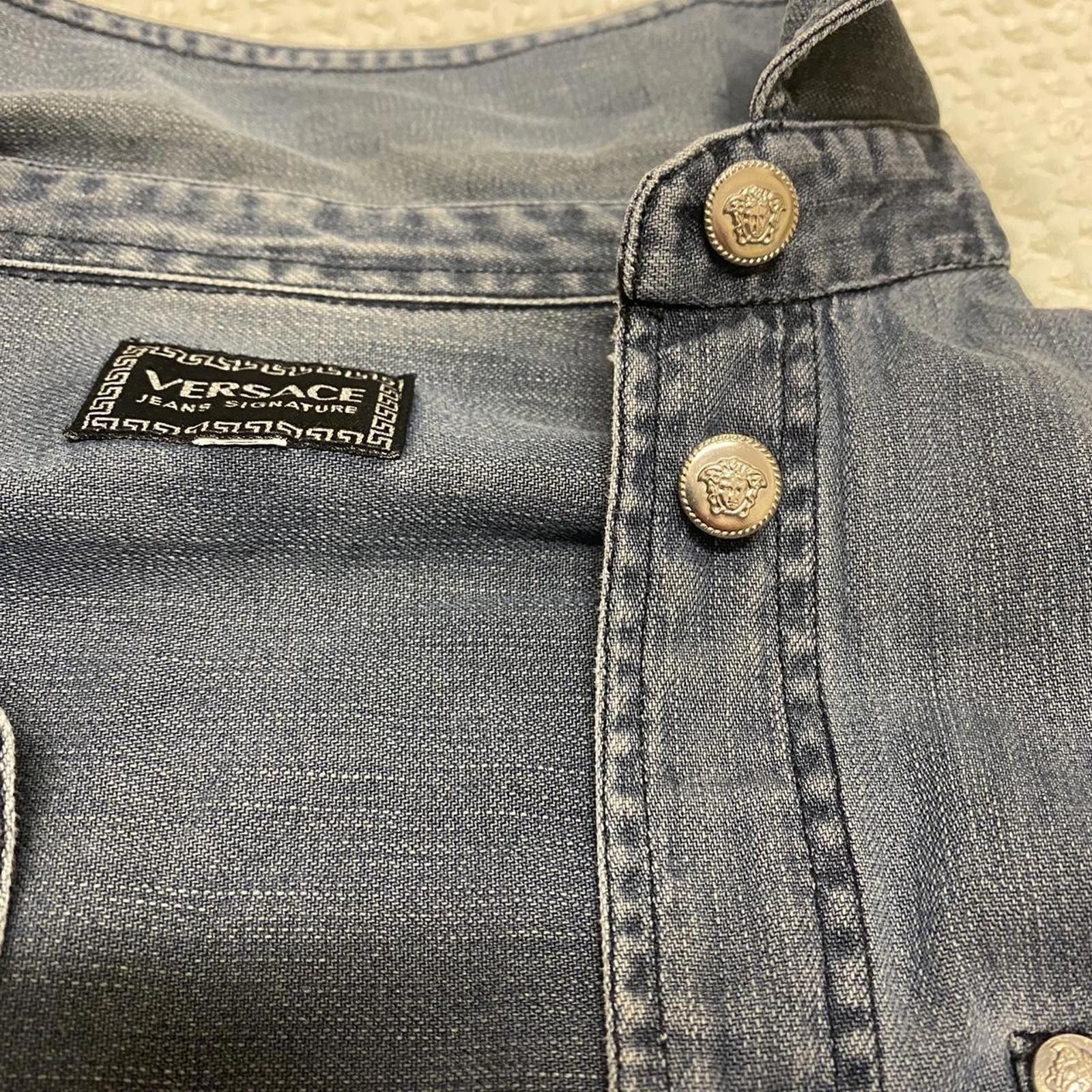 Versace Versace Men's Denim Jacket Size US M / EU 48-50 / 2 - 3 Thumbnail