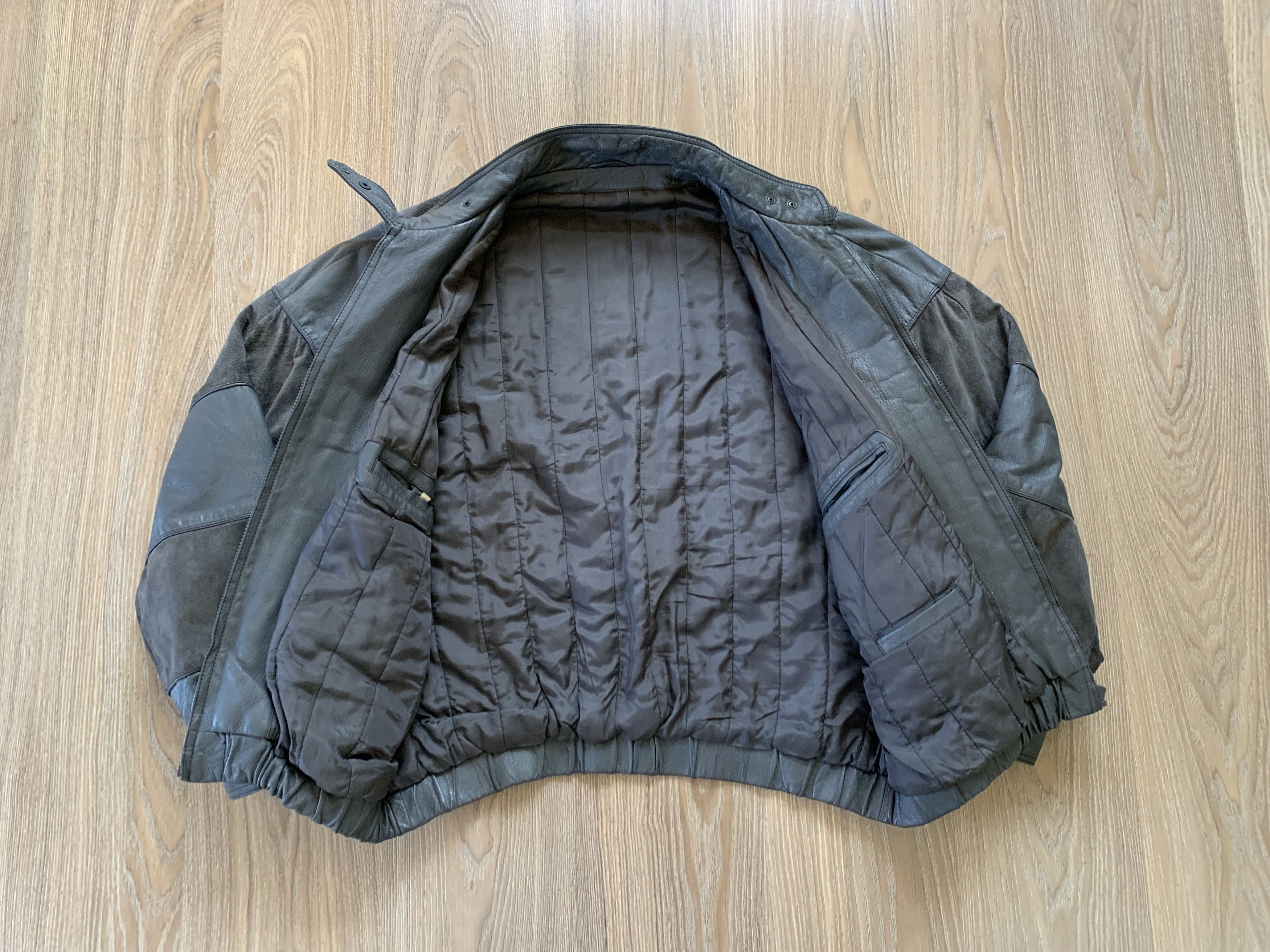 Genuine Leather × Vintage Mens Vintage Soft Leather Suede Combined Jacket Size US XL / EU 56 / 4 - 4 Thumbnail