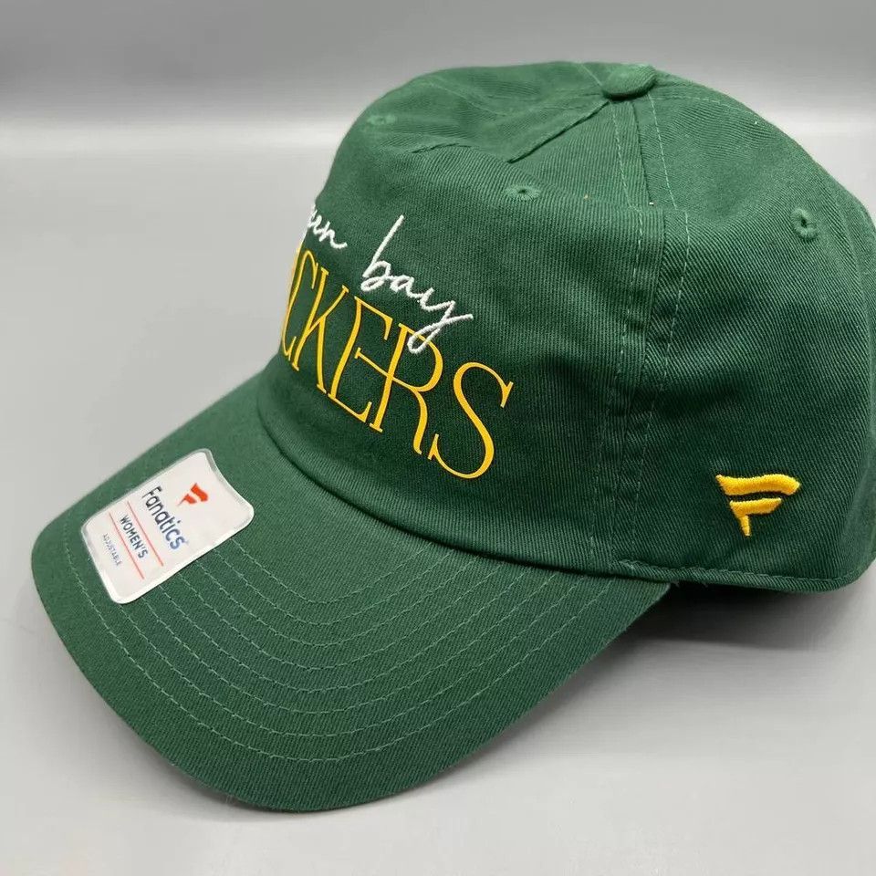 Other Green Bay Packers Hat Women Fanatics NFL Strap Back Cap Size ONE SIZE - 2 Thumbnail