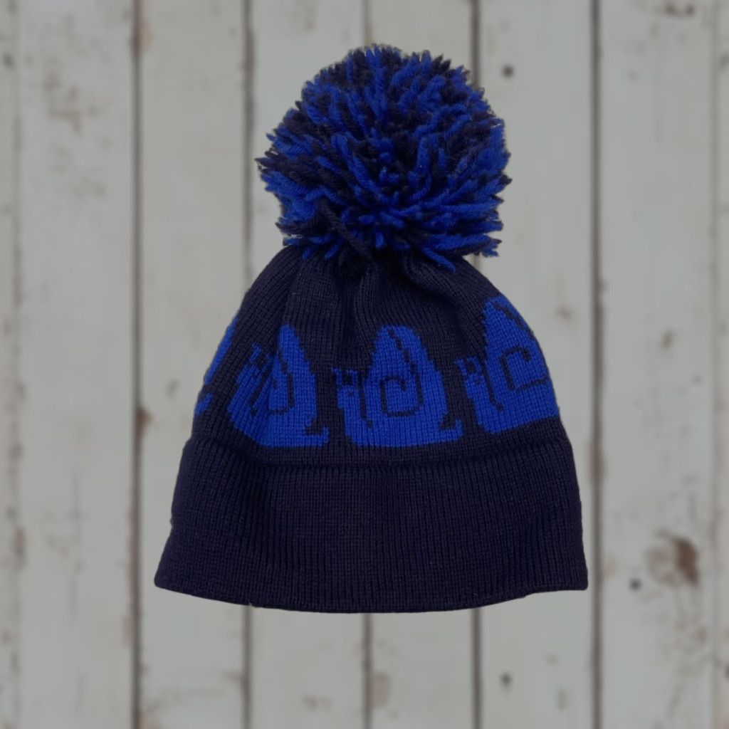 CB Sports VINTAGE CB Sports Beanie 1 Size Unisex Adults Wool Knit Blue 90s Ski Winter Snail Cap Size ONE SIZE - 1 Thumbnail