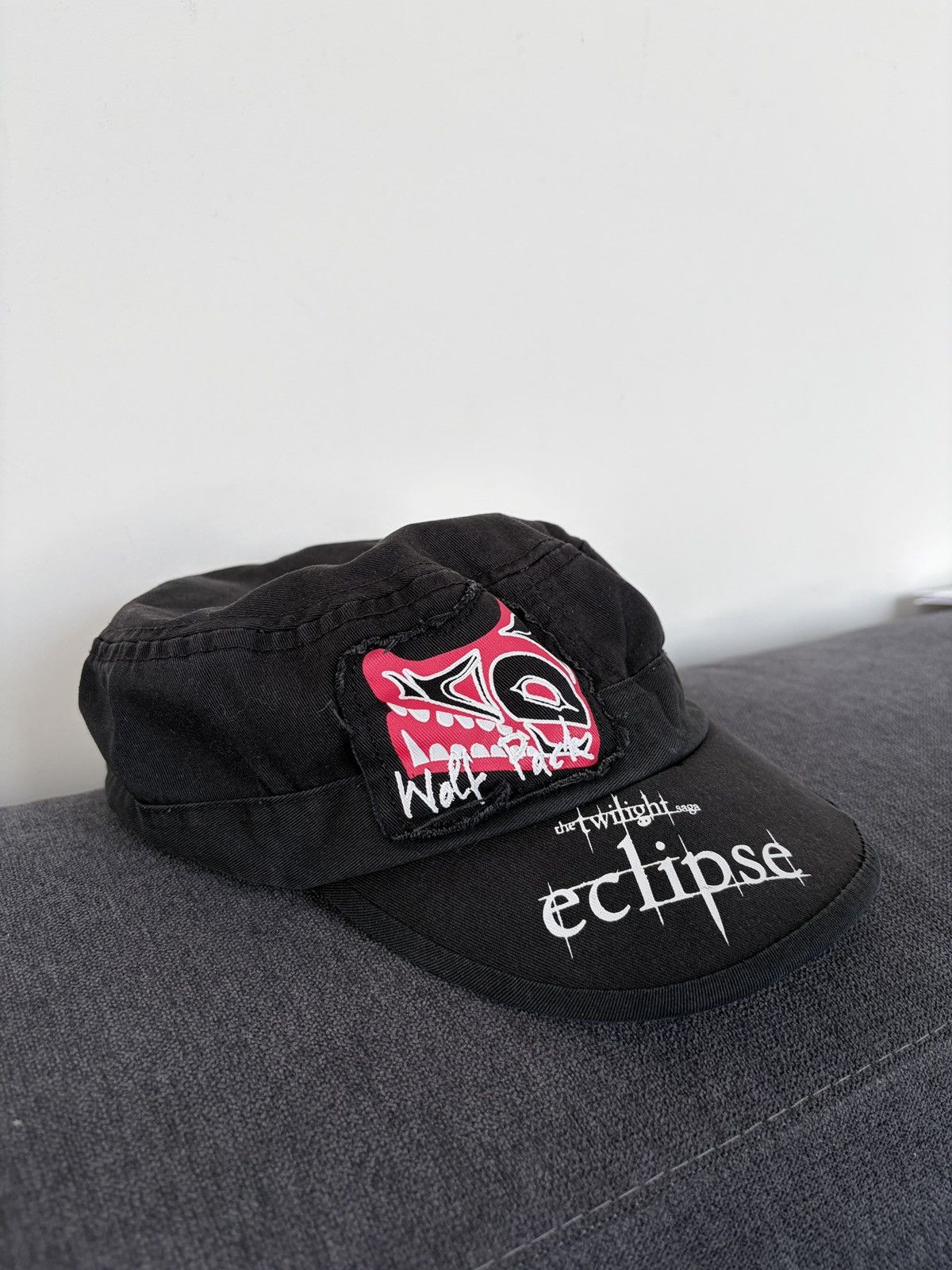Vintage TWILIGHT Eclipse Movie Promo Black Cap Hat Size ONE SIZE - 4 Thumbnail