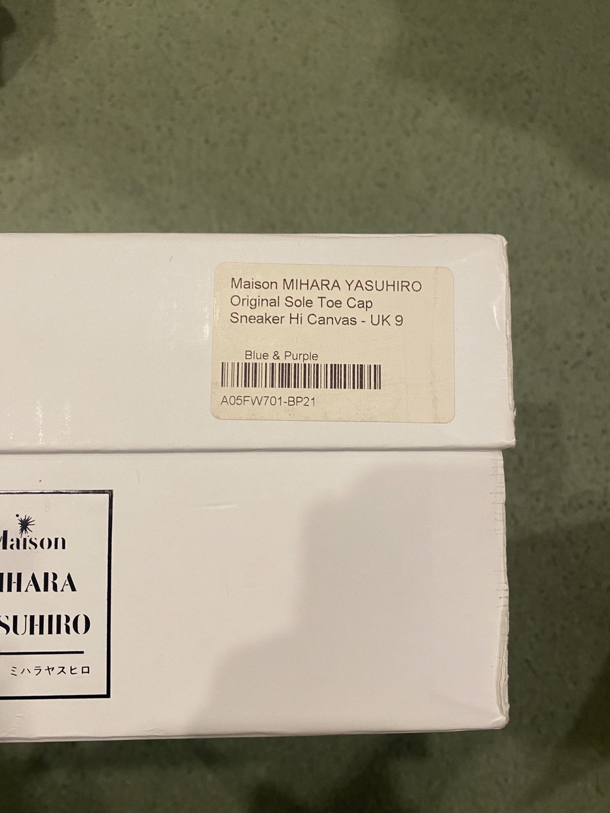 Maison MIHARA YASUHIRO Maison Mihara Yasuhiro High Blue Purple Size US 10 / EU 43 - 10 Thumbnail