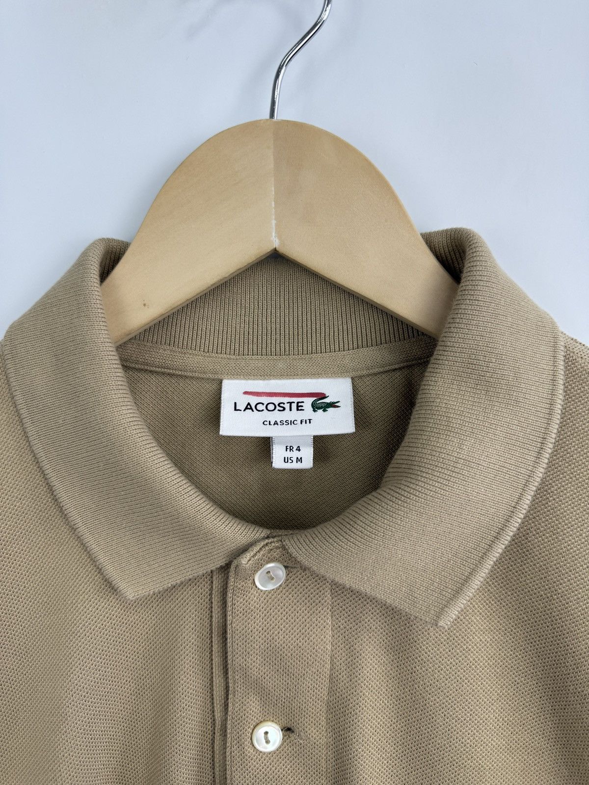 Lacoste 🇫🇷 Lacoste Classic Fit Polo Long Sleeve Made in France Rare Size US M / EU 48-50 / 2 - 10 Thumbnail