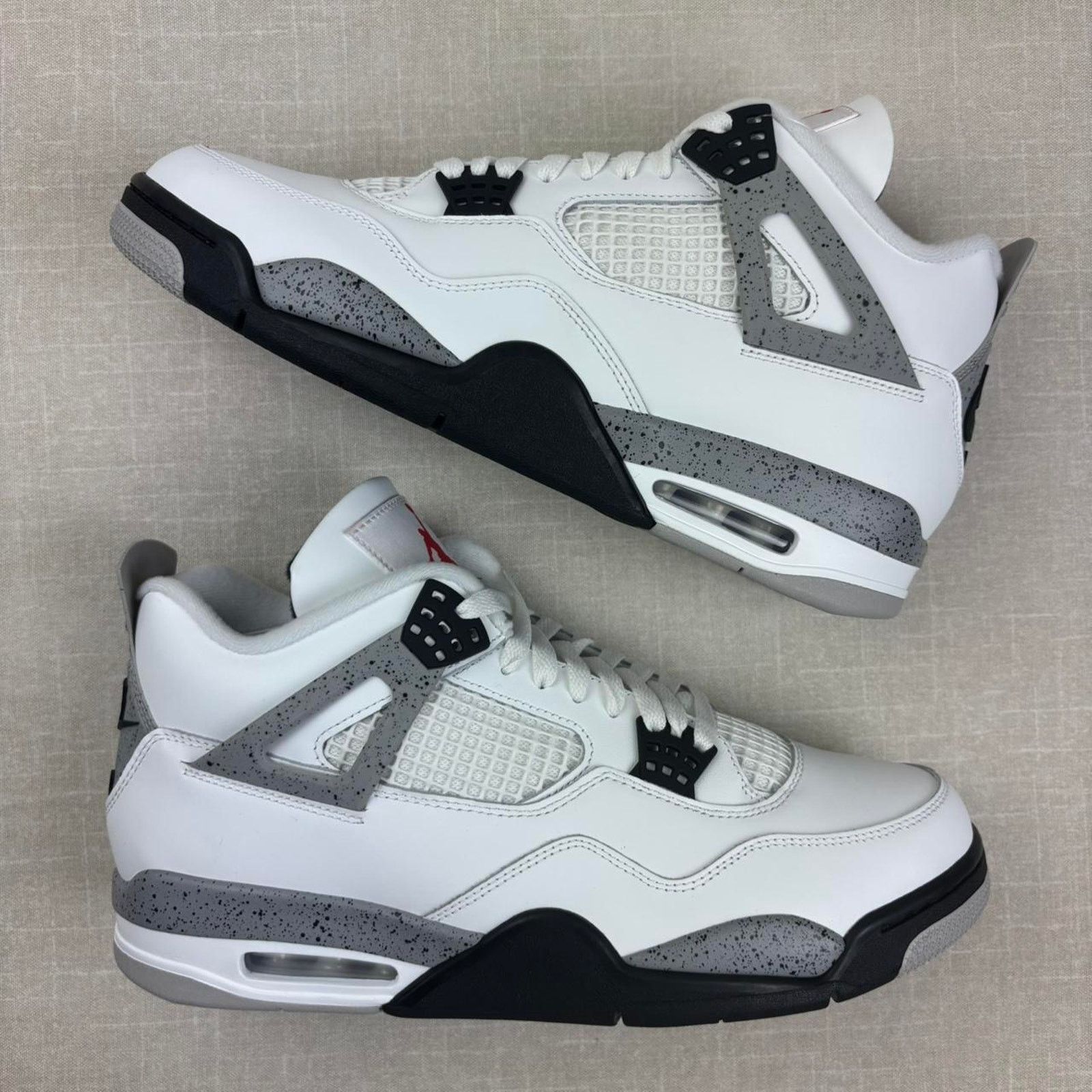 Jordan Brand 🪨 2025 Jordan 4 Retro “White Cement” 12M Size US 12 / EU 45 - 2 Thumbnail