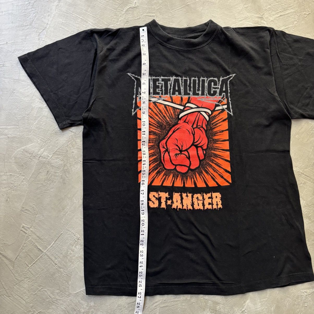 Band Tees Metallica Vintage T Shirt 2003 St-Anger Tour Pushead Fist Size US M / EU 48-50 / 2 - 6 Thumbnail