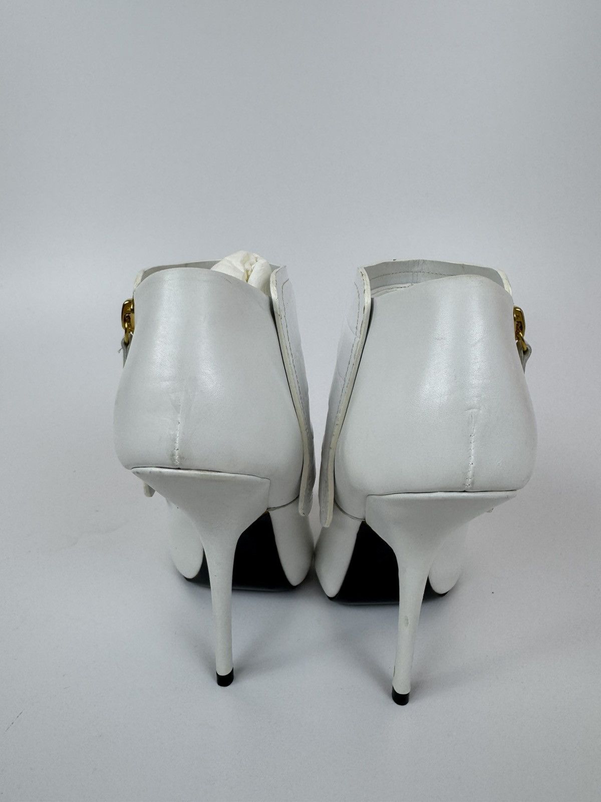 Giuseppe Zanotti Giuseppe Zanotti Open Ankle Boots Leather Stiletto High Heel Size US 10 / IT 40 - 5 Thumbnail
