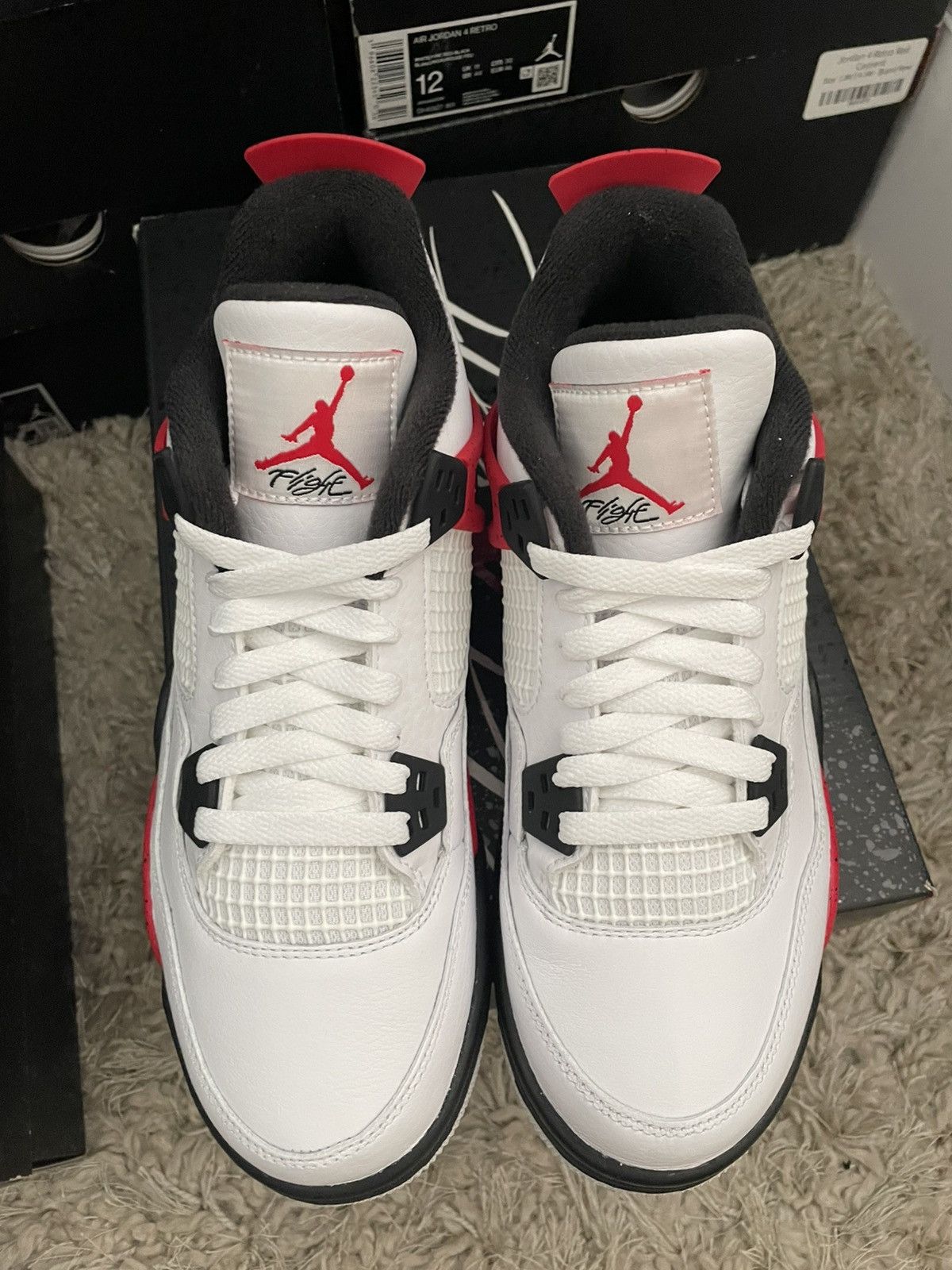 Jordan Brand Jordan 4 Red Cement Size US 5.5 / EU 38 - 5 Thumbnail