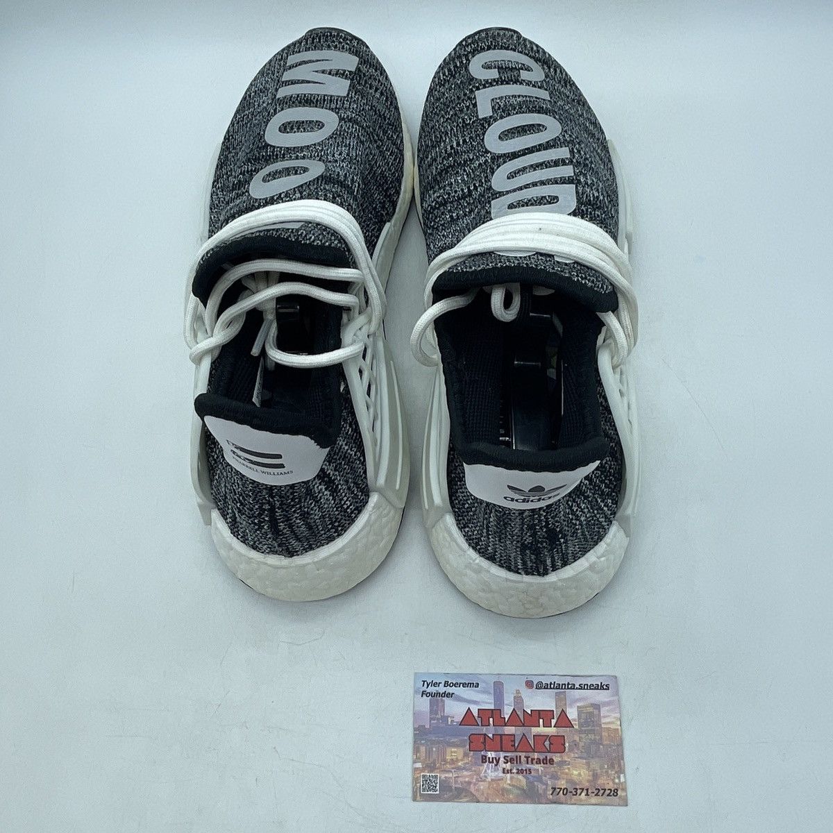 Adidas Pharrell x NHD human race trail Oreo Size US 9 / EU 42 - 6 Thumbnail