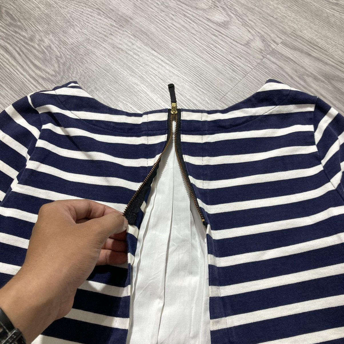 Japanese Brand 🇯🇵 2000s Urban Research Japan Longslevee Striped Designer Size M / US 6-8 / IT 42-44 - 13 Thumbnail