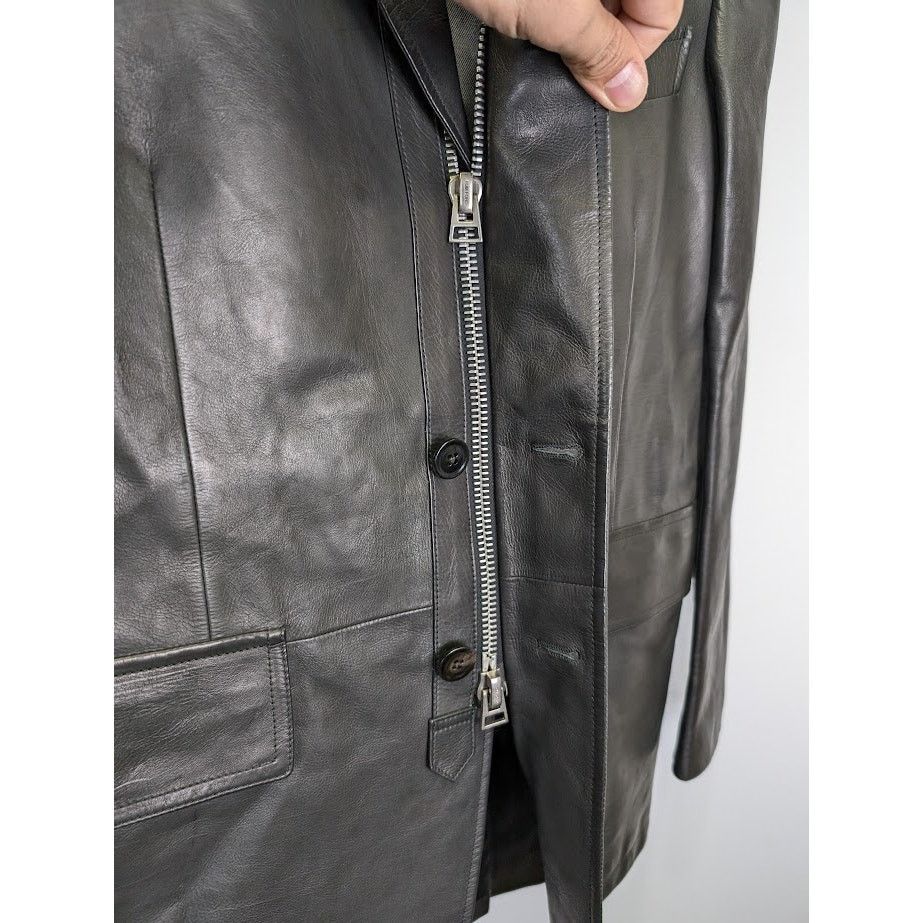 Tom Ford o1rshd1 Outwear Other Leather Jacket in Black Size US M / EU 48-50 / 2 - 9 Thumbnail