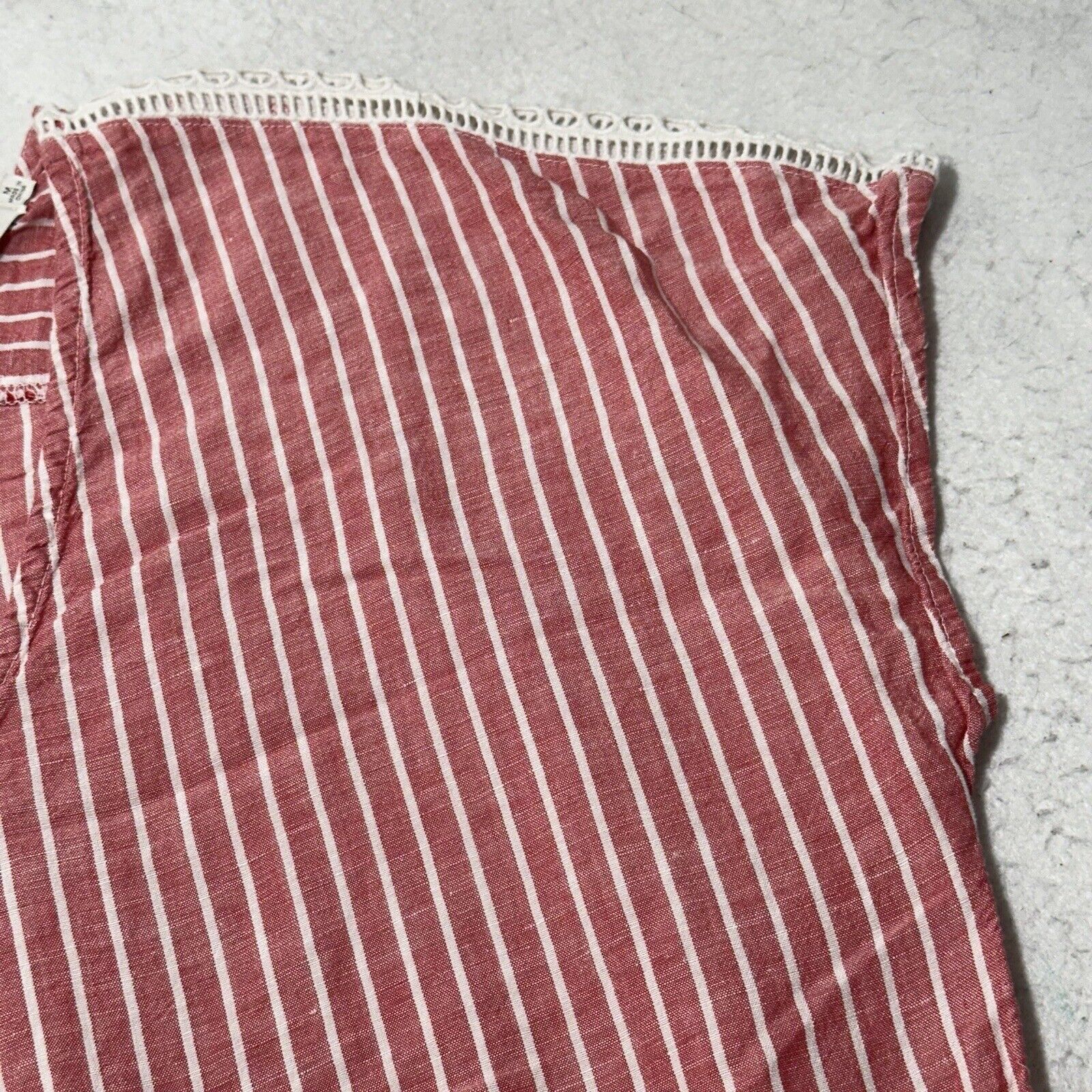 Other Mododoc Medium Linen Blend T Shirt Dress V-Neck Drawstring Size M / US 6-8 / IT 42-44 - 5 Thumbnail