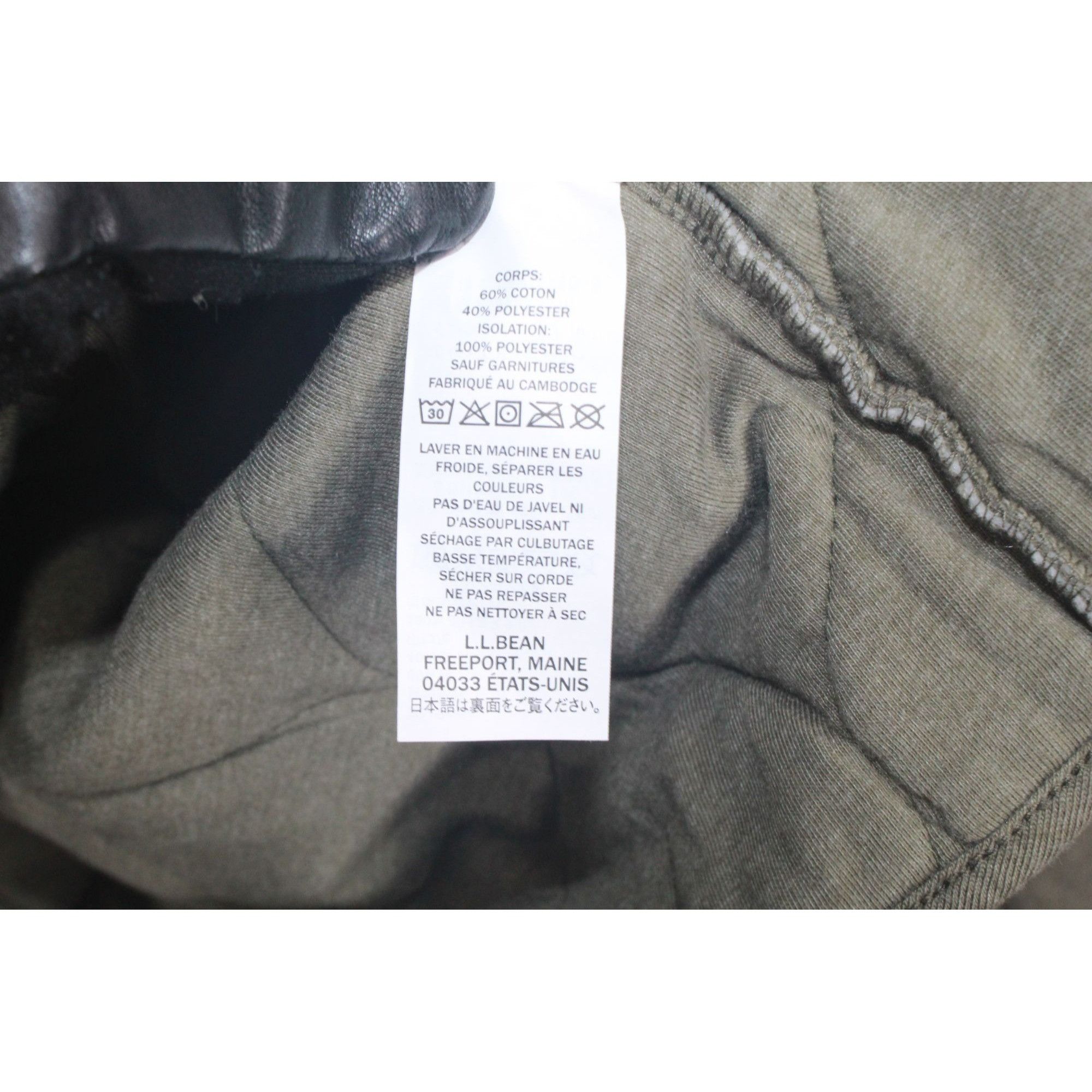 L.L. Bean LL Bean Women's Quilted Knit Jacket Olive Green Size XL / US 12-14 / IT 48-50 - 10 Thumbnail