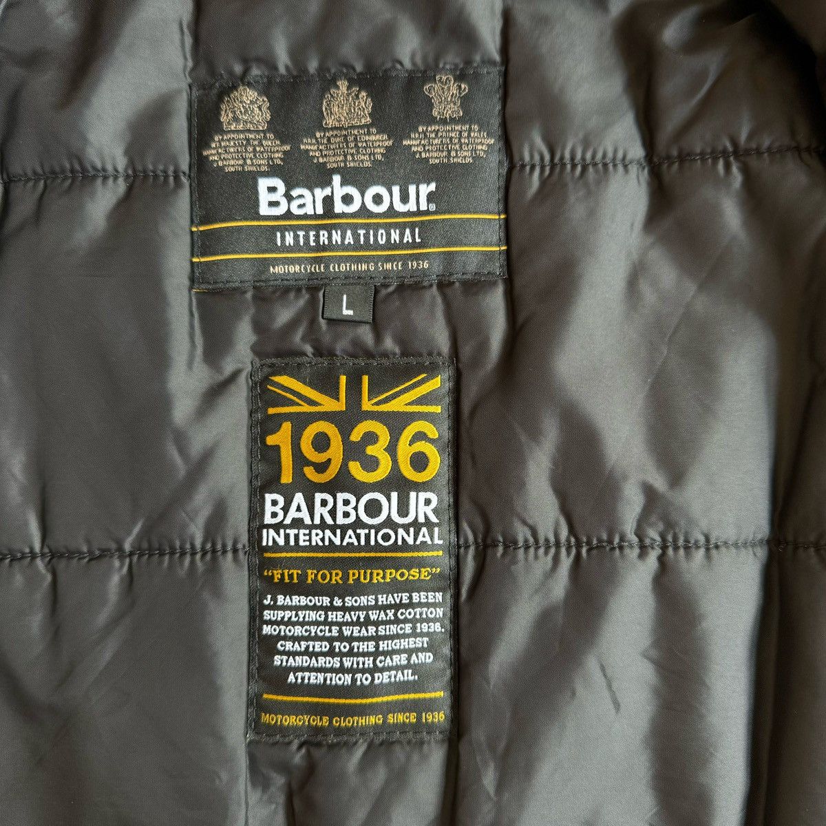 Barbour Barbour International Valve Wax Jacket Biker Men’s L Black Size US L / EU 52-54 / 3 - 7 Thumbnail