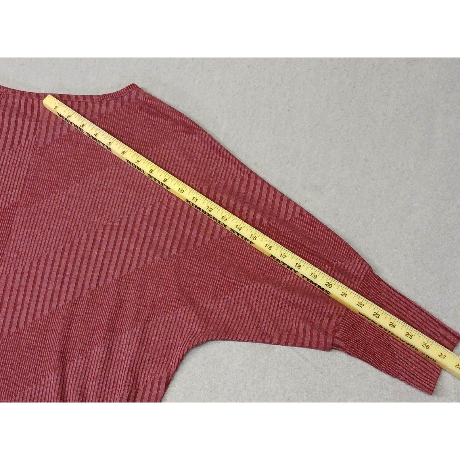 Other Absolutely Famous (Large) Burgundy Mid Sleeve Sweathirt Size L / US 10 / IT 46 - 9 Thumbnail