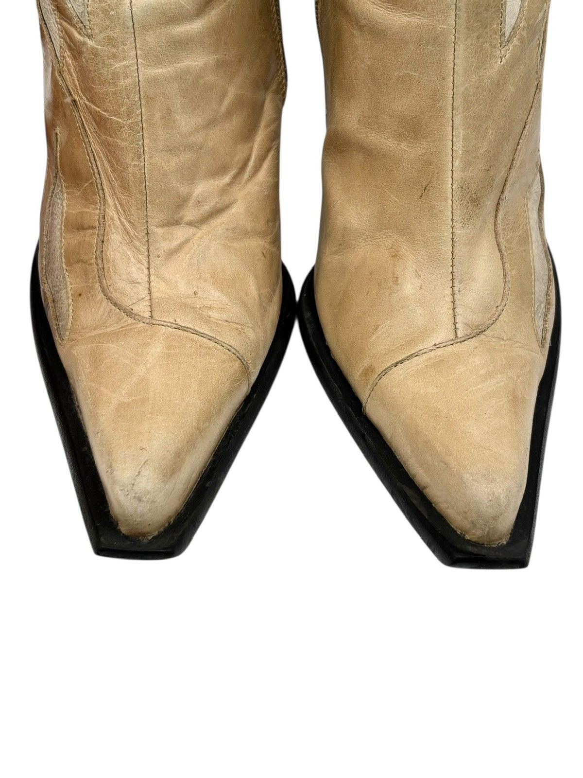 New Rock Vintage New Rock beige knee high boots Size 40 Size US 10 / IT 40 - 3 Thumbnail