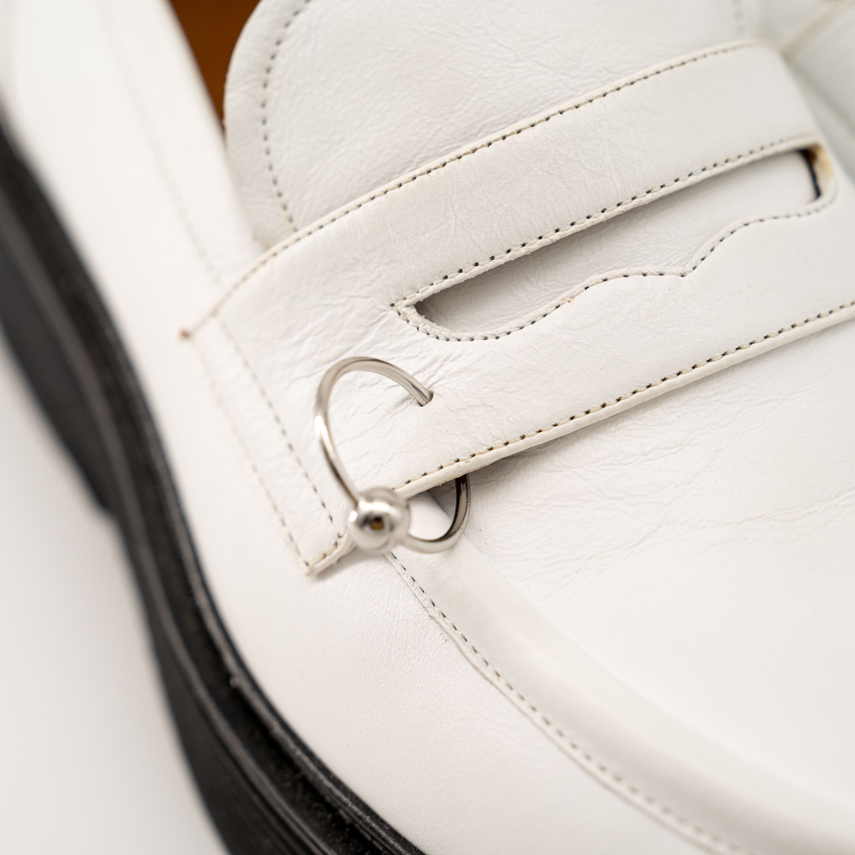 Marni 40 10 US Marni Loafers White Penny Platform Chunky Pierced Size US 10 / IT 40 - 7 Thumbnail