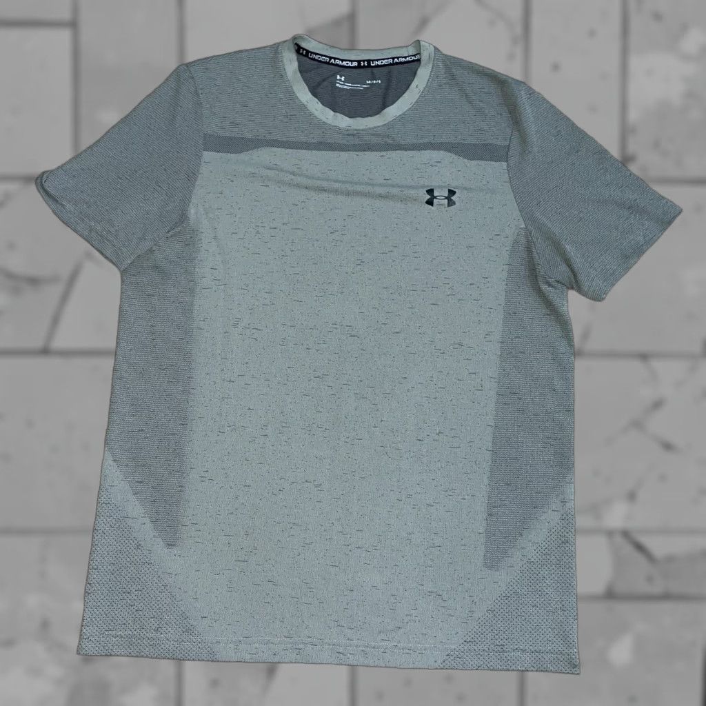 Under Armour Under Armour T-Shirt Athletic Gray Men's Large Fitted Regular Size L Activewear Mens Size US L / EU 52-54 / 3 - 1 Thumbnail