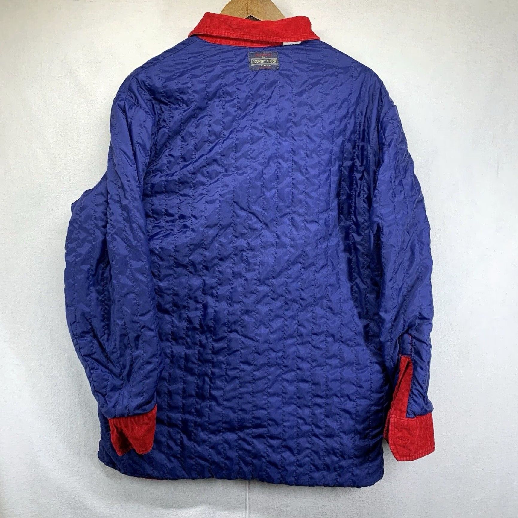 Vintage VINTAGE Sportswear by Country Touch Corduroy Button-Up Shirt Men’s Medium Red 70s Grunge Rock Size US M / EU 48-50 / 2 - 4 Thumbnail