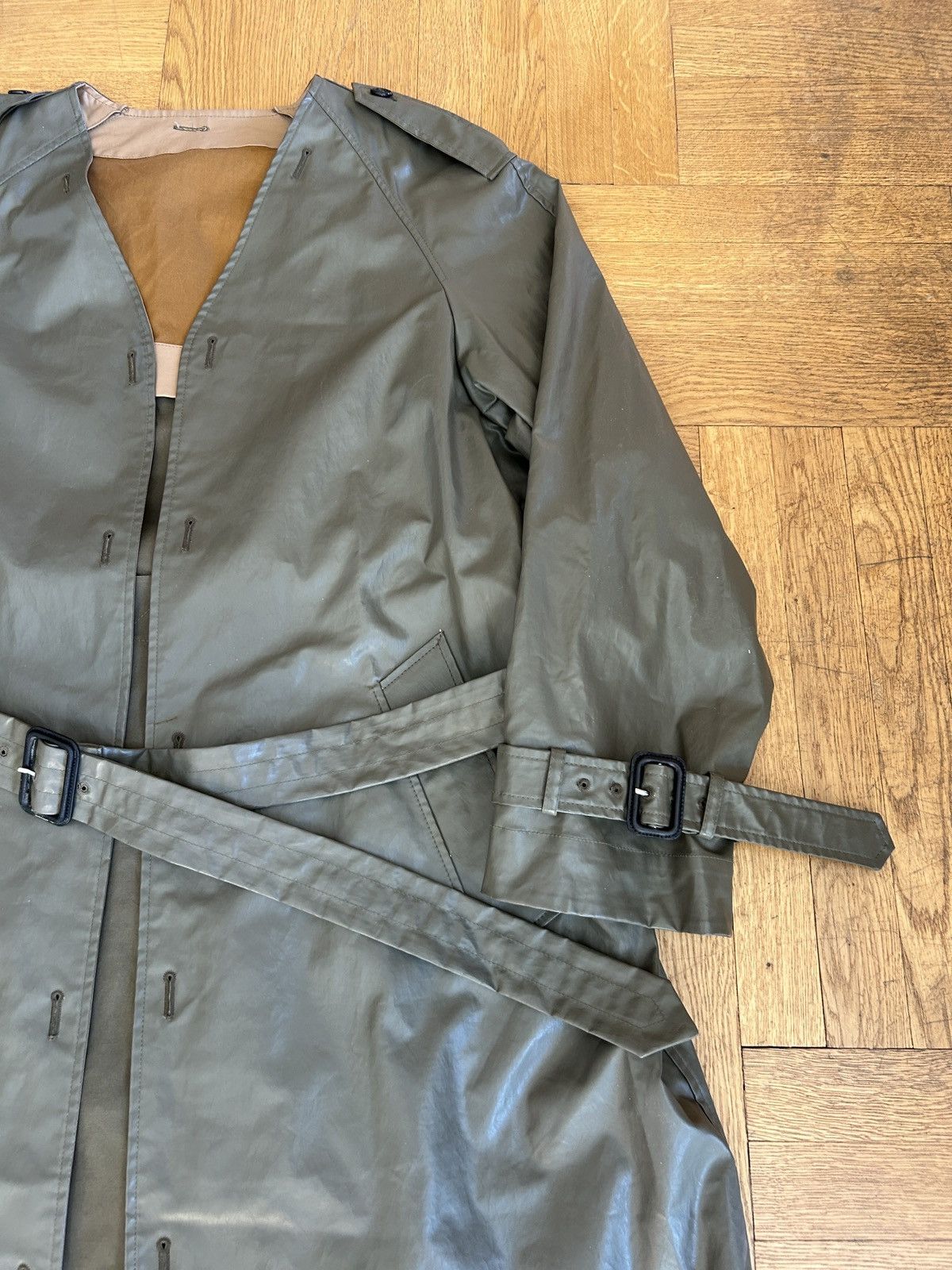 Calvin Klein 205W39NYC × Raf Simons Canceled AW19 Production Sample Military Trench Coat Size US M / EU 48-50 / 2 - 2 Thumbnail