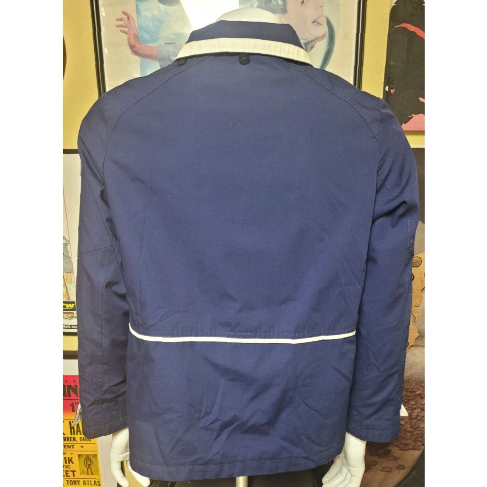 Mackintosh Mackintosh New England Navy Blue Spring Poplin Full Zip Sailing Jacket M Womens Size M / US 6-8 / IT 42-44 - 5 Thumbnail