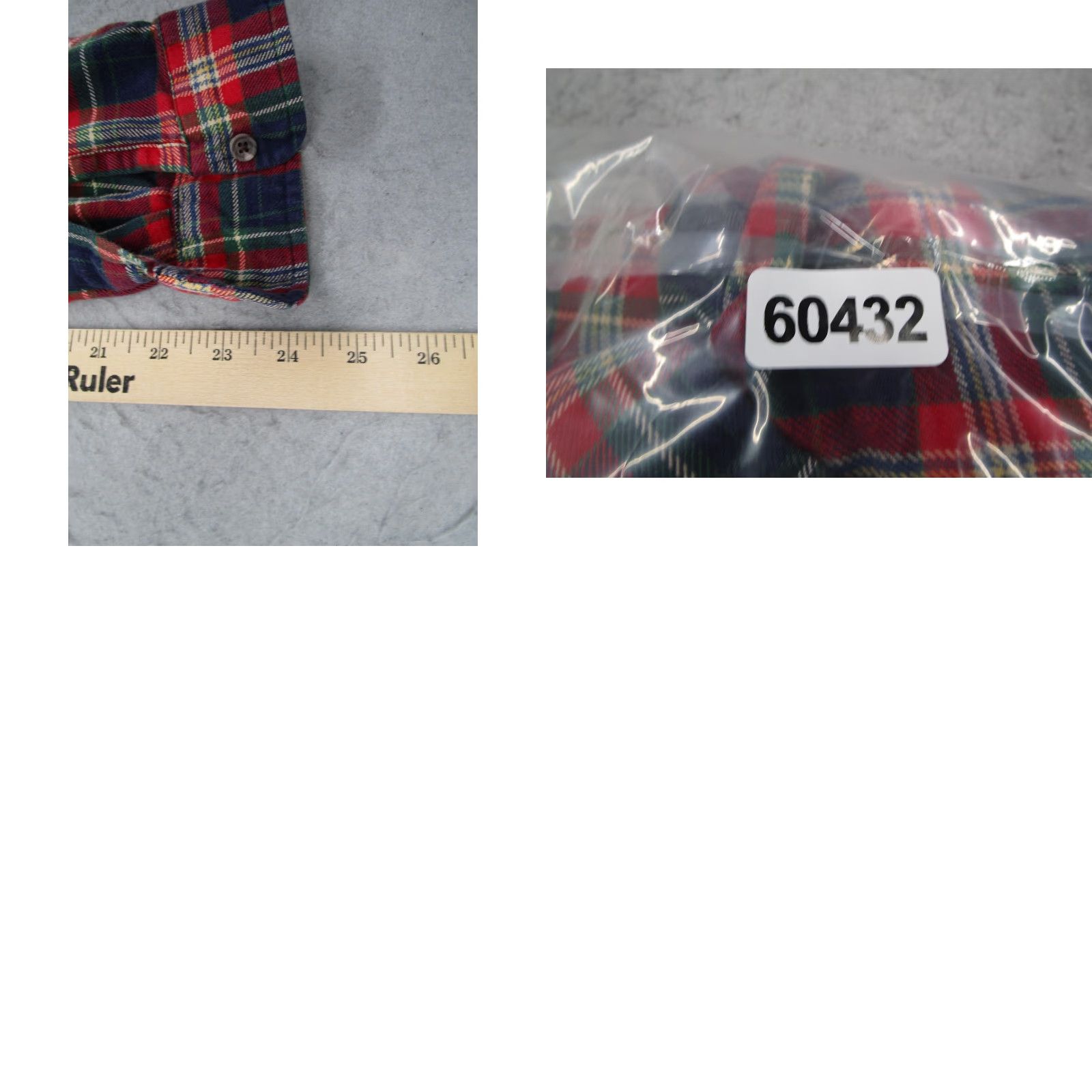Ralph Lauren Ralph Lauren Shirt Mens Large Red Green Plaid Flannel Button-Down Pony Embroidered Classic Fit Shirt Size US L / EU 52-54 / 3 - 8 Thumbnail