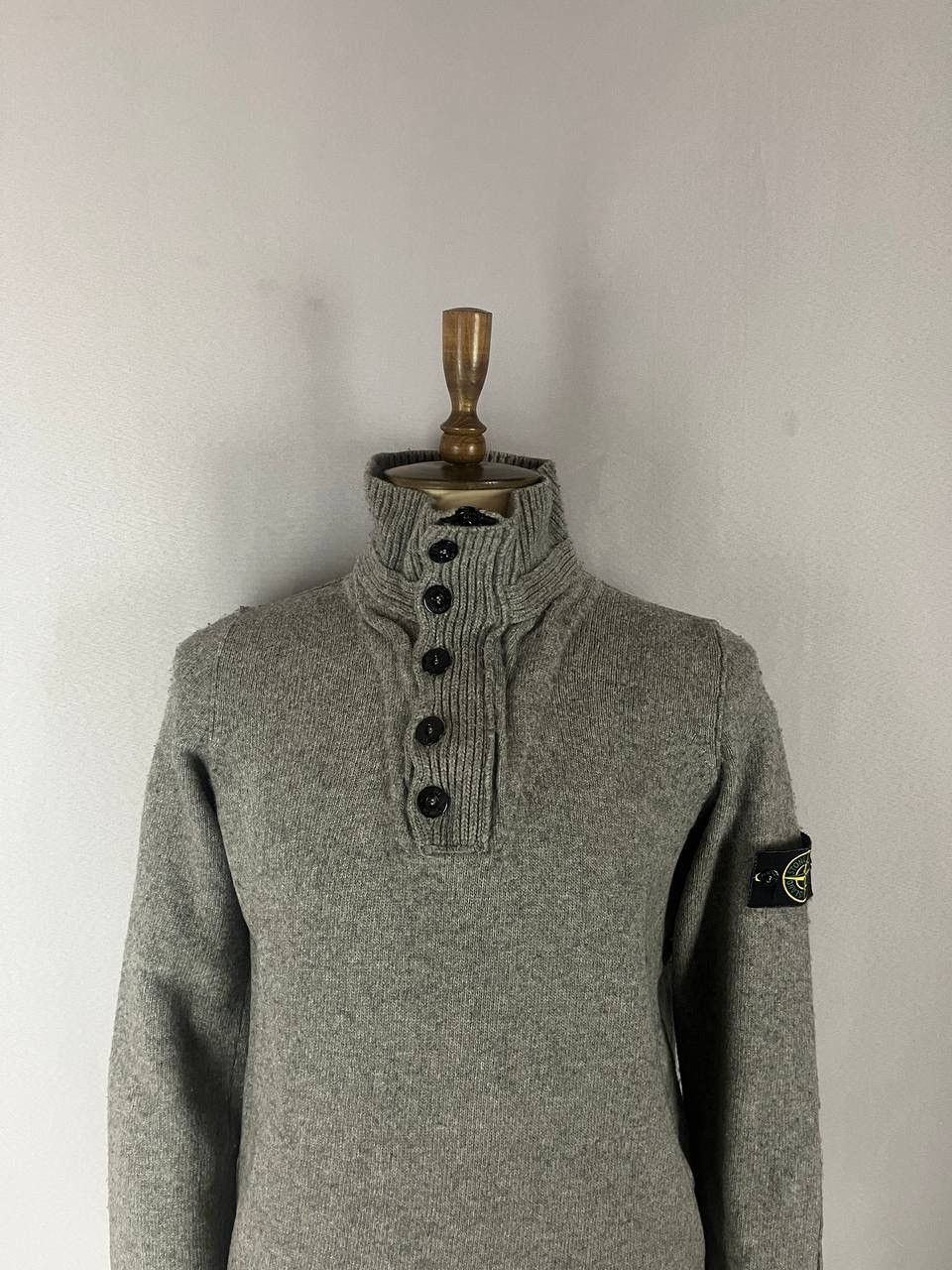 Stone Island Stone Island Sweater Grey Size US XL / EU 56 / 4 - 2 Thumbnail