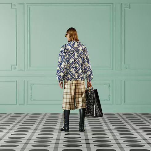 Gucci o1mt1gz0725 Equestrian Print Hooded Jacket in Multicolor Size US L / EU 52-54 / 3 - 7 Thumbnail