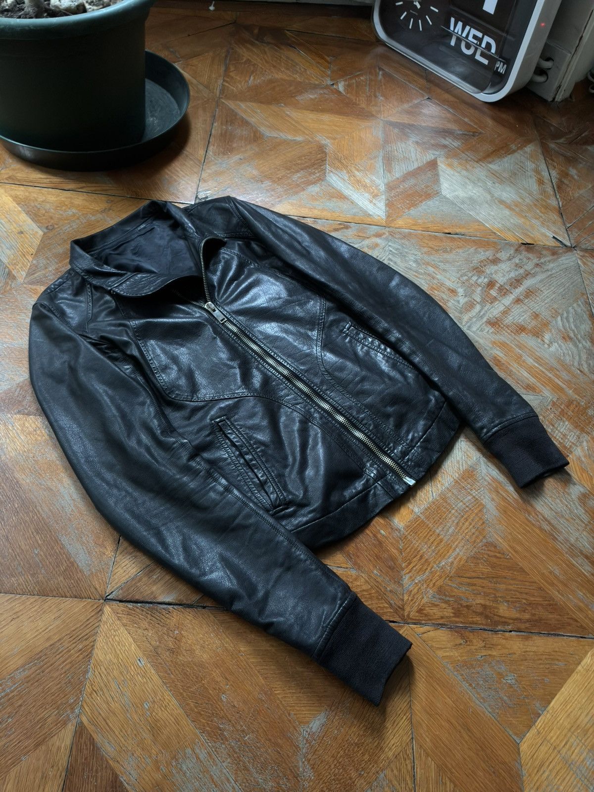 Rick Owens Rick Owens 2008-2010 Leather Jacket Size US S / EU 44-46 / 1 - 4 Thumbnail