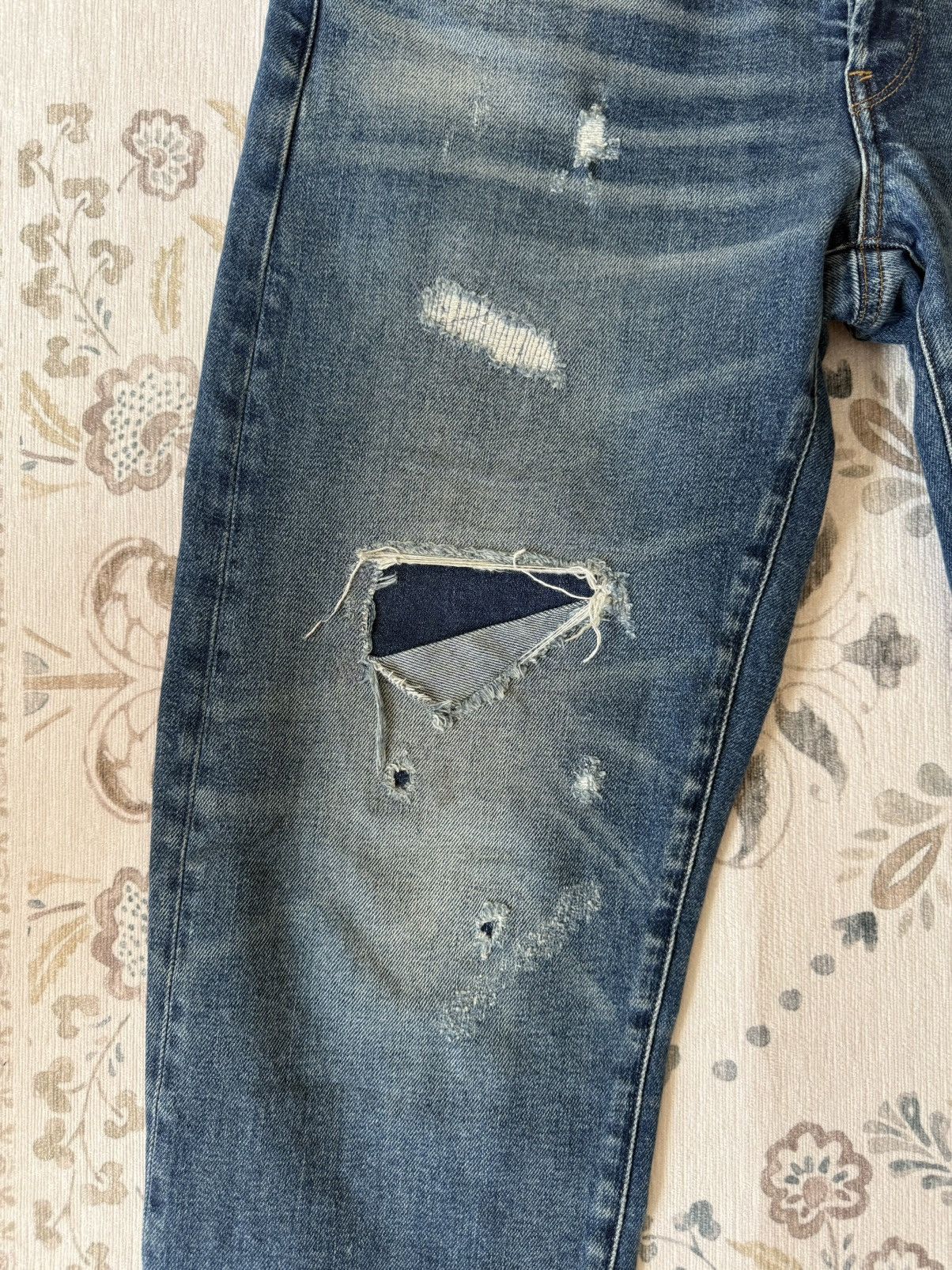 G-Star G-Star Raw Restored Denim Designer Jeans Distressed Details Size US 31 - 6 Thumbnail