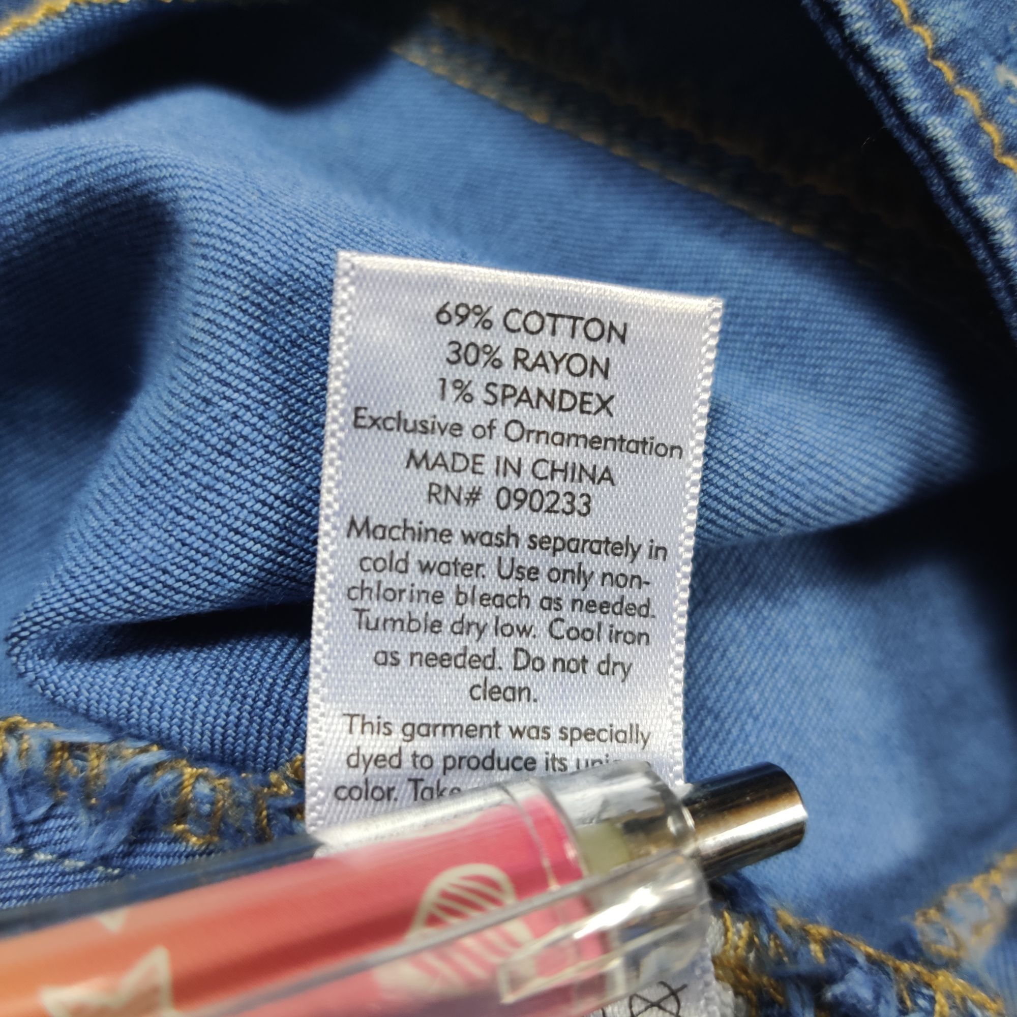 Pacsun PacSun Size 25 Denim Mini Skirt Snap Front Blue Embroidered Size 25" / US 0 / IT 36 - 5 Thumbnail