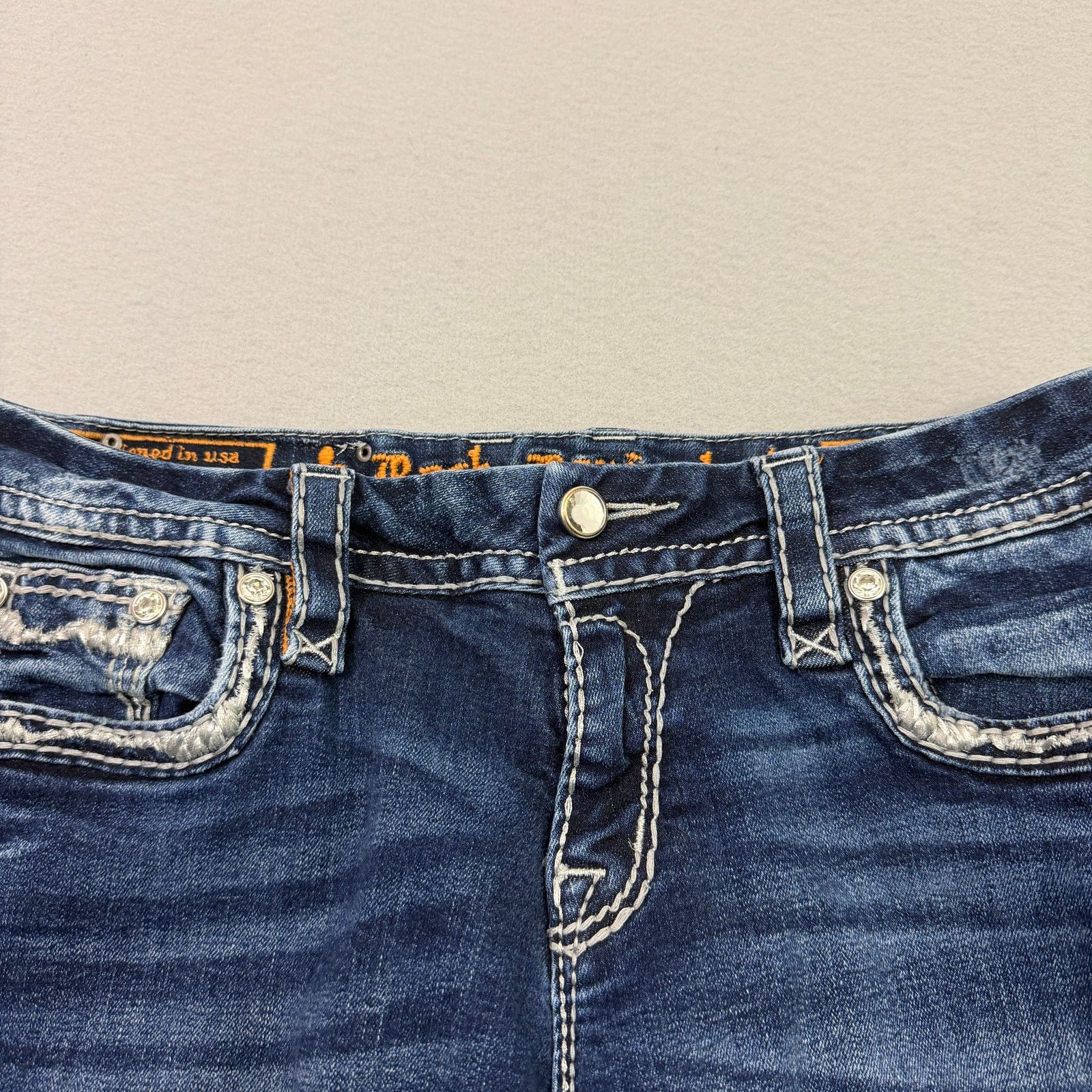 Rock Revival Rock Revival Ruella Easy Capri Jeans Womens 28 (Fits 28x25) Size 28" / US 6 / IT 42 - 3 Thumbnail