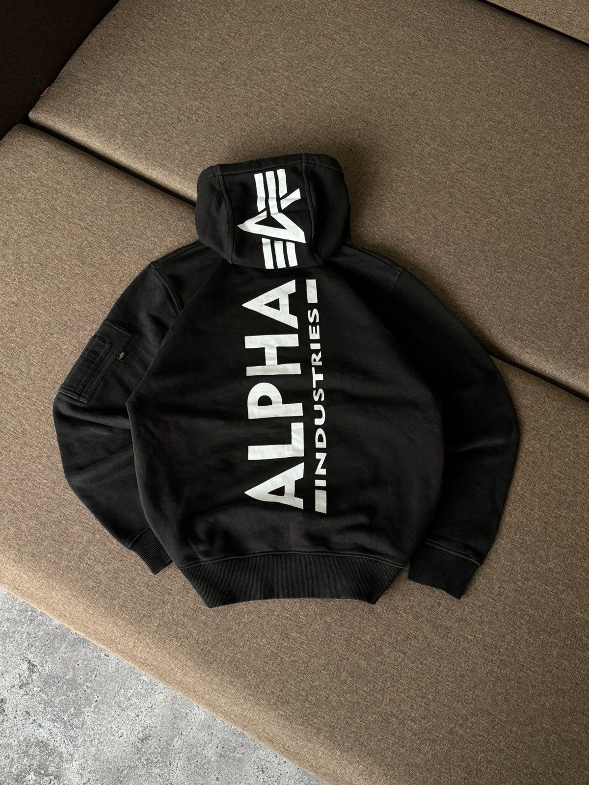 Alpha Industries Vintage Alpha Industries big logo hoodie Size US M / EU 48-50 / 2 - 1 Thumbnail