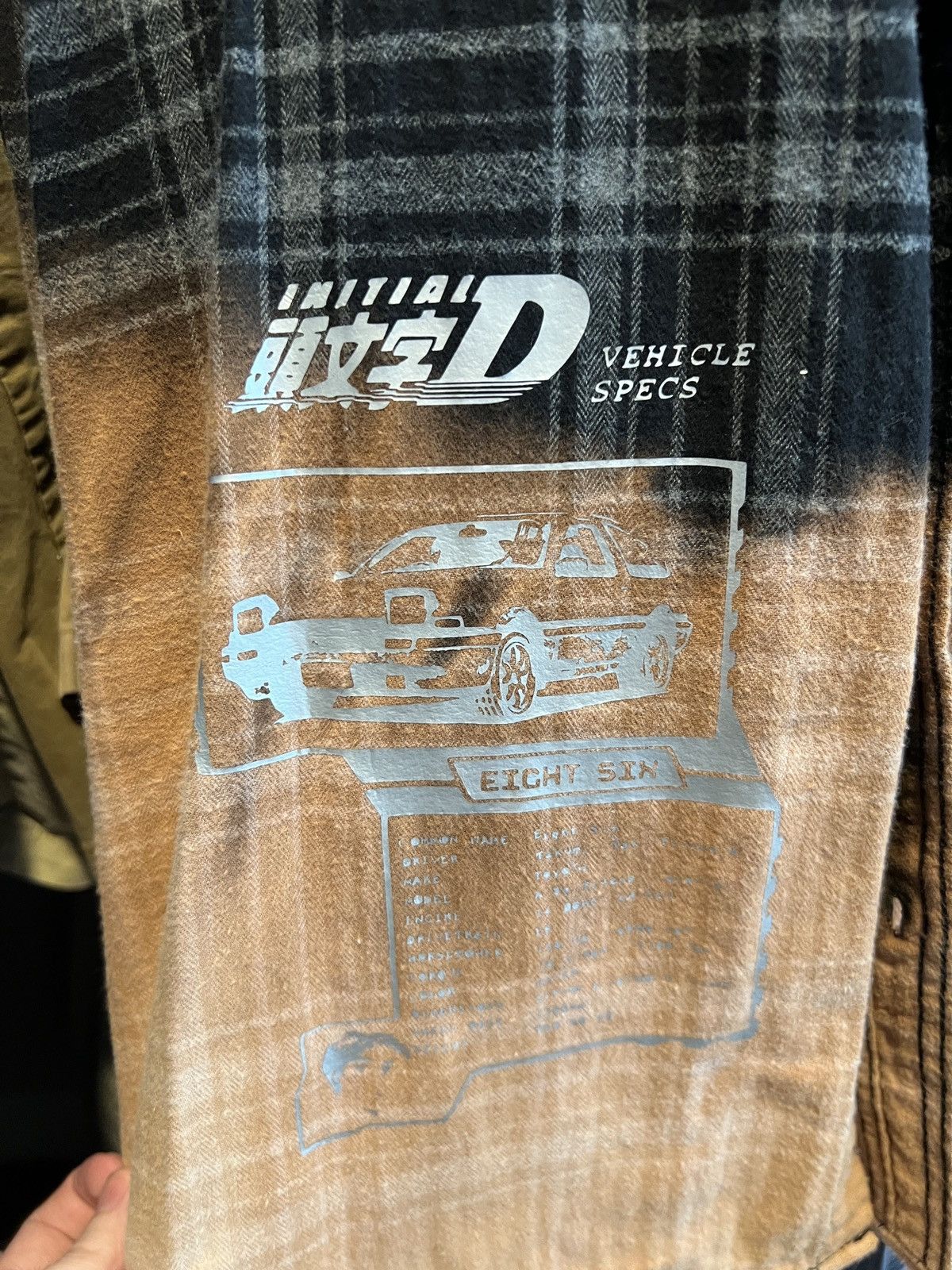 Other Can’t Look/Look at Yourself Takumi Bleached Flannel Size US L / EU 52-54 / 3 - 3 Thumbnail