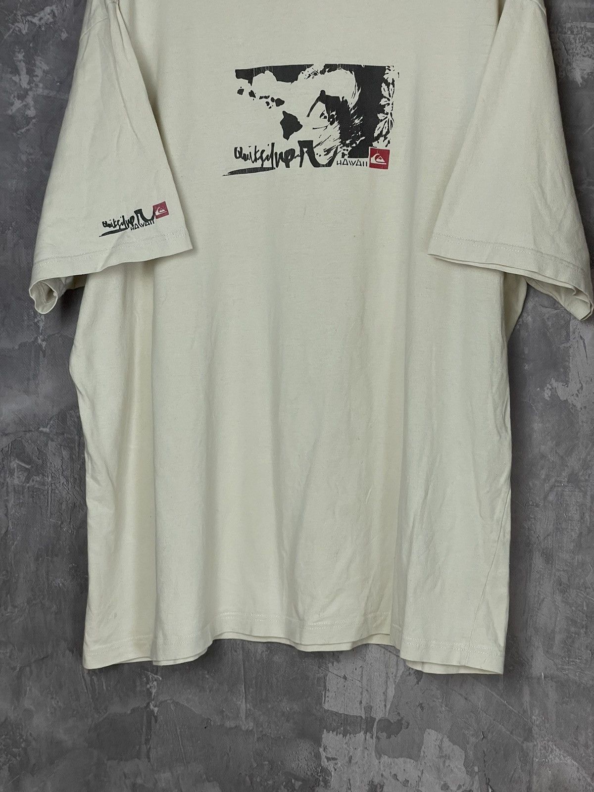 Quiksilver × Vintage Vintage Rap Oversized Quiksilver T-Shirts Big Center Logo Size US XL / EU 56 / 4 - 5 Thumbnail
