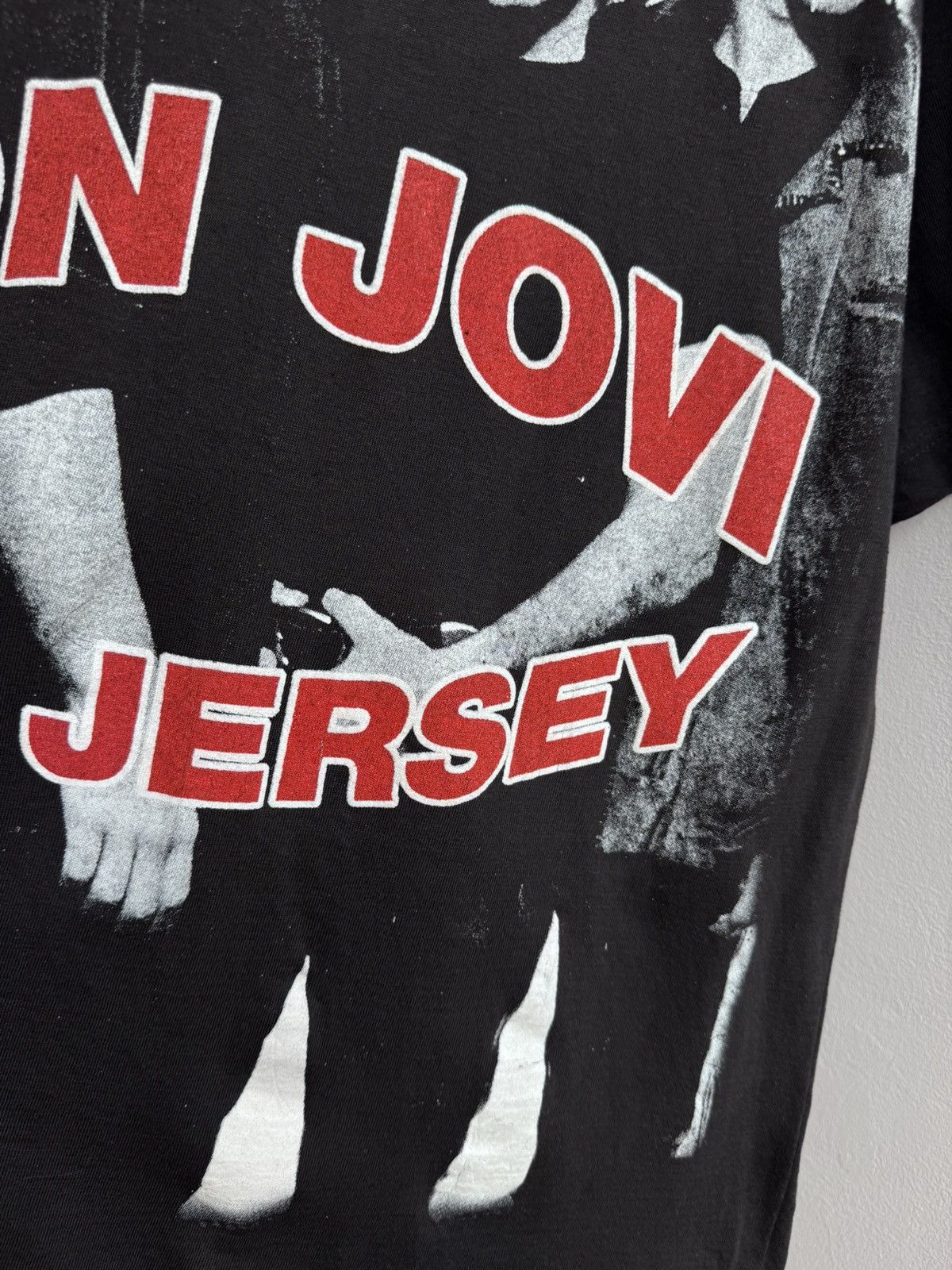 Band Tees Bon Jovi 1999 Vintage 90s Overprinted T Shirt Tee Band Tees Size US M / EU 48-50 / 2 - 13 Thumbnail