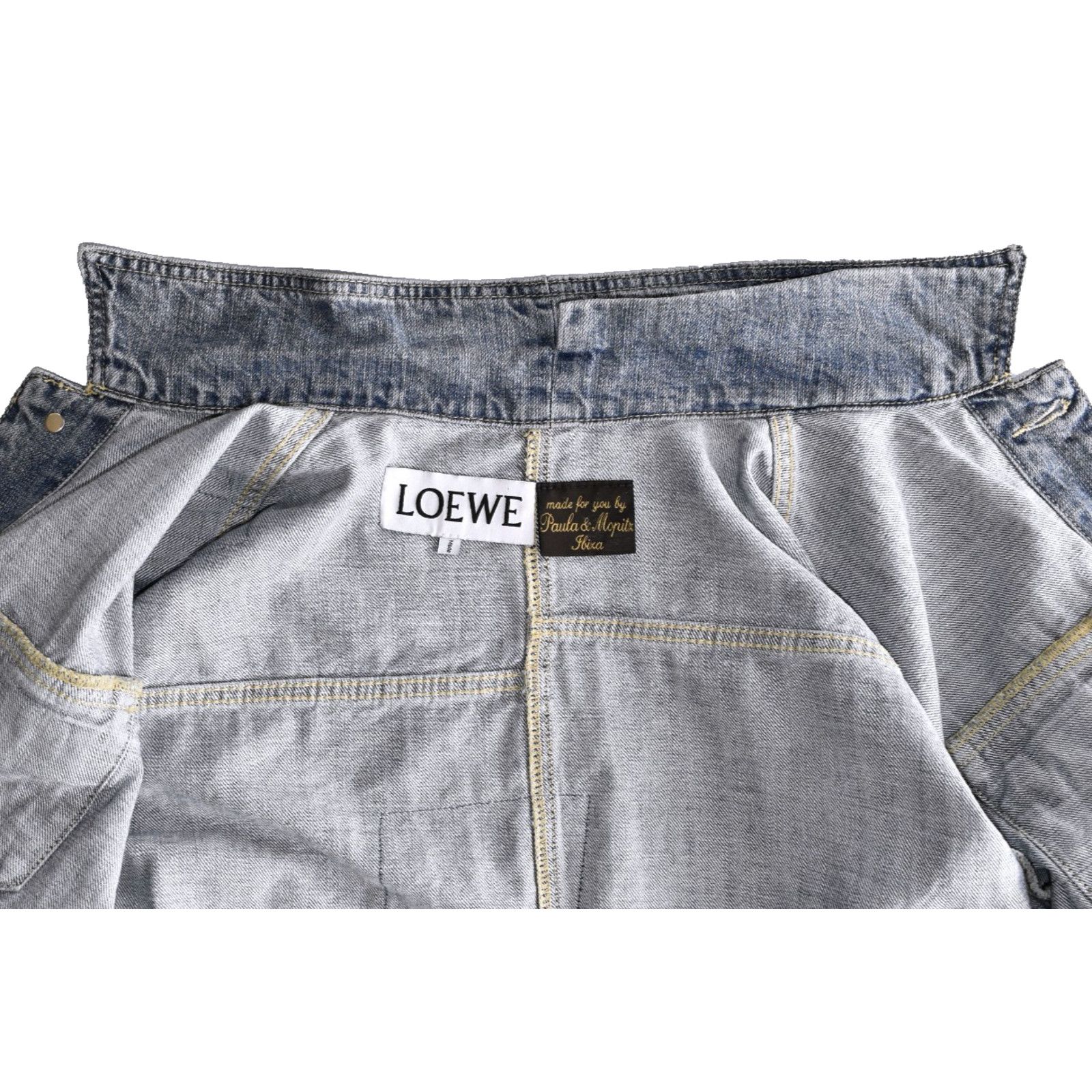 Loewe LOEWE PAULA IBIZA Patchwork Patterned Denim Jacket Size L Size L / US 10 / IT 46 - 8 Thumbnail