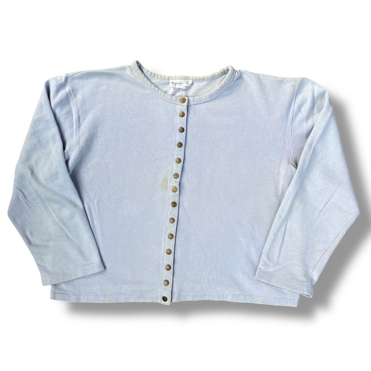 Designer × Vintage × agnes b. Vintage Hot Iconic Agnes B Homme Paris Jacket Sweater. #E7 Size M / US 6-8 / IT 42-44 - 1 Thumbnail