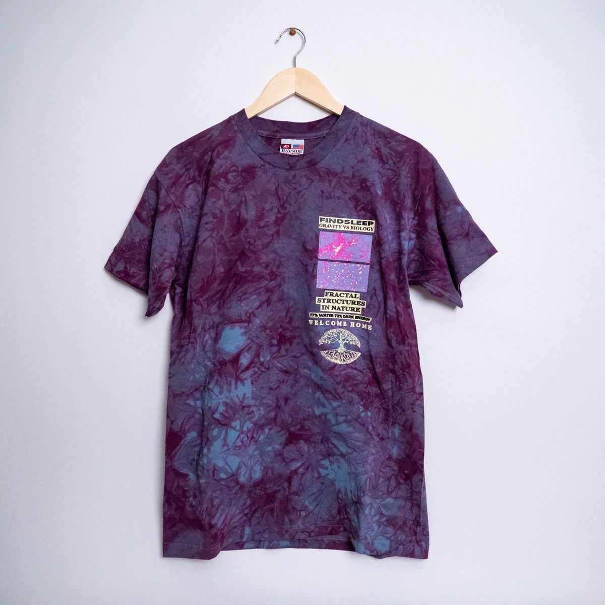 Designer × Vintage Find Sleep Tees Gravity Vs Biology New Size L Hand Printed Size US L / EU 52-54 / 3 - 1 Thumbnail