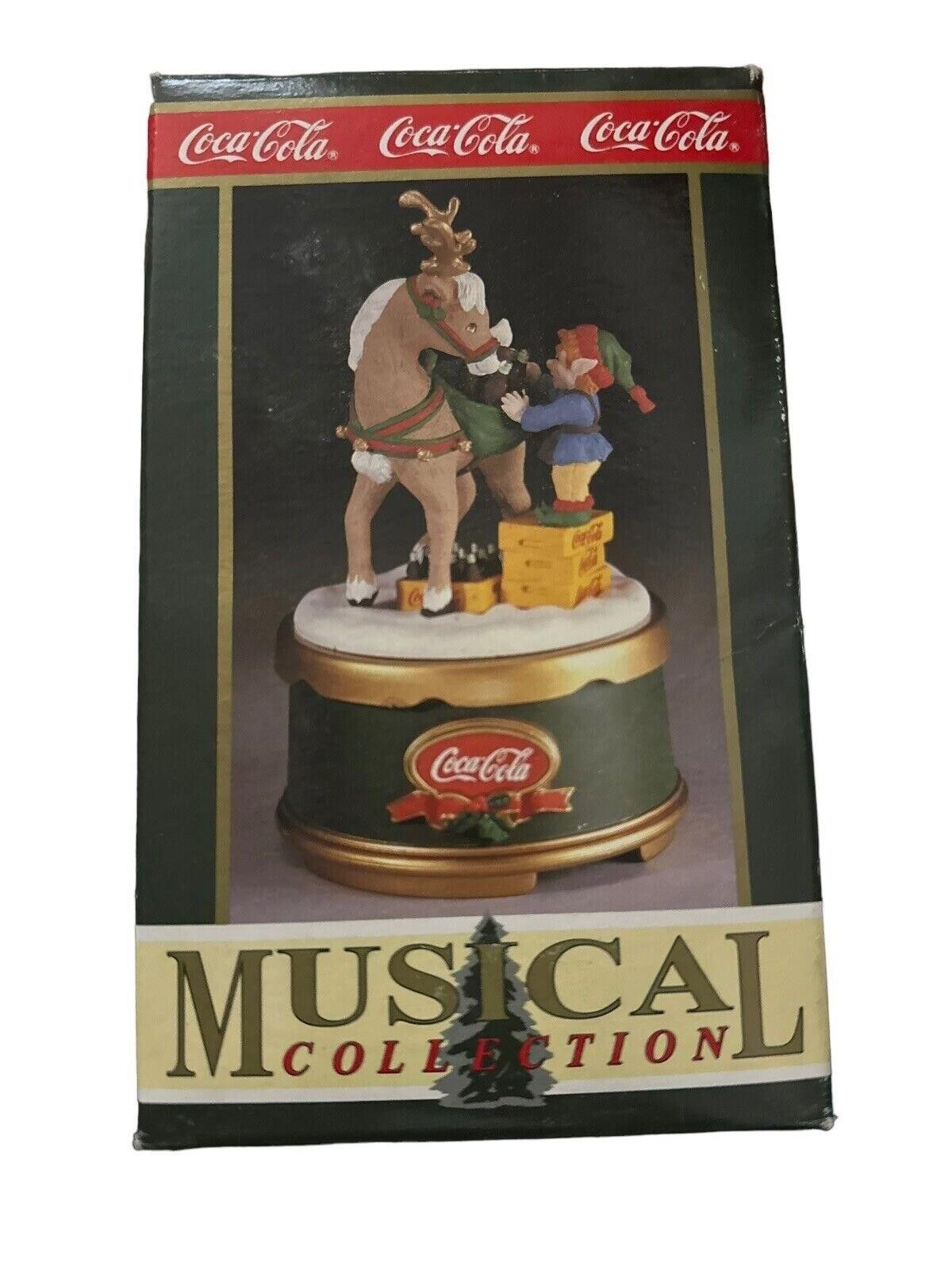 Coca Cola Coca Cola Rotating Musical Collection Ornament 1994 NOS Size ONE SIZE - 2 Thumbnail