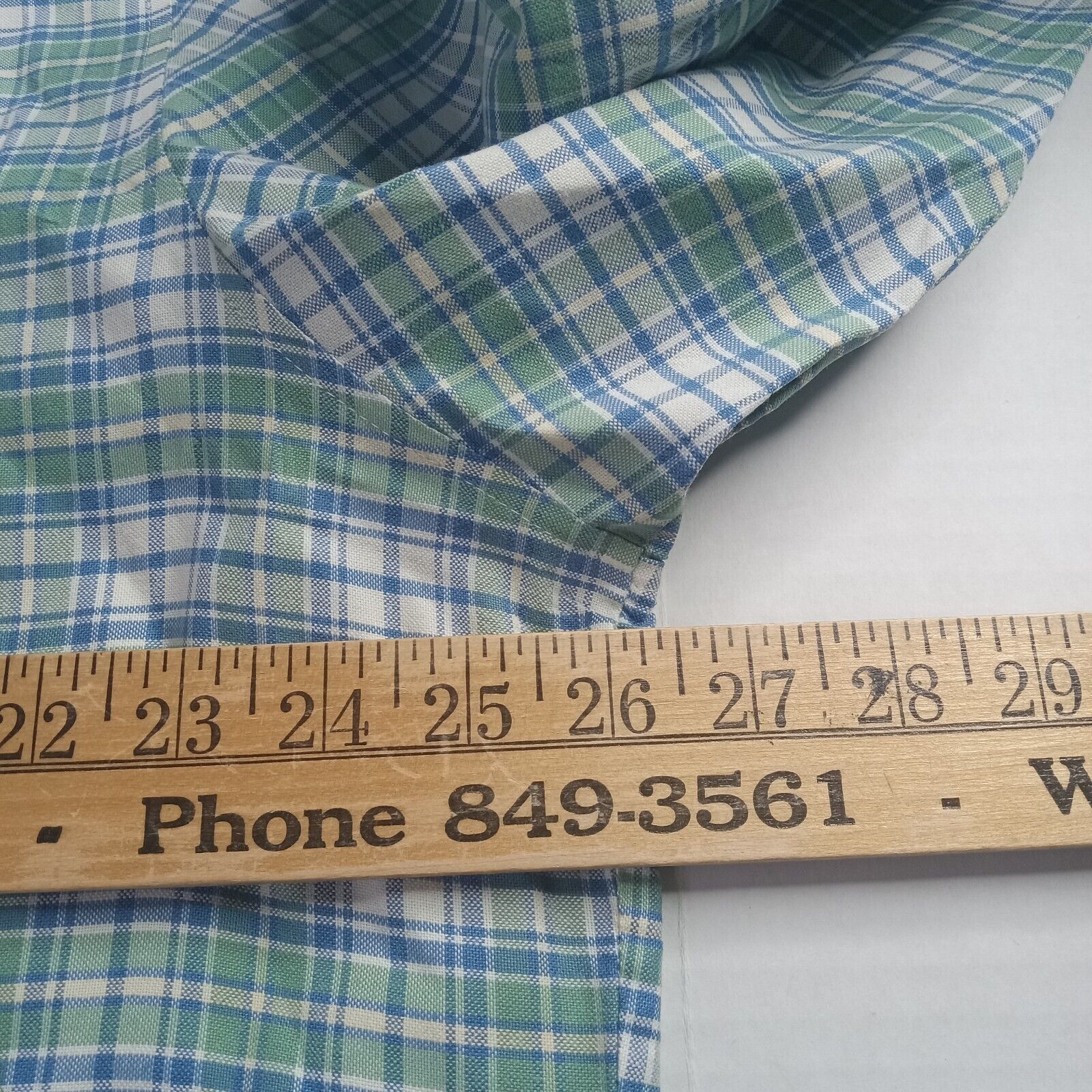 L.L. Bean L.L. Bean Traditional Fit Shirt Men's L Blue Green Plaid Size US L / EU 52-54 / 3 - 5 Thumbnail