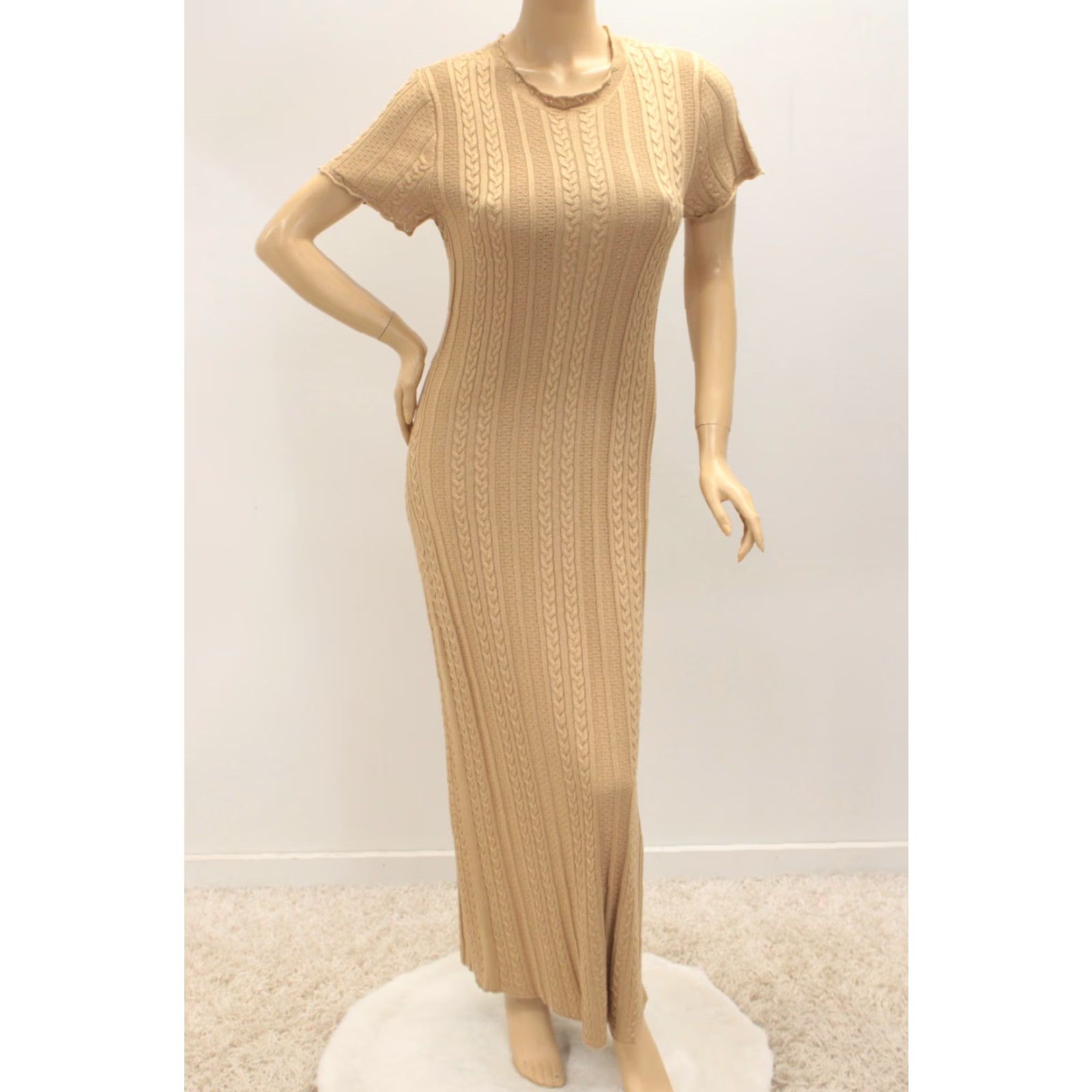 Show Me Your Mumu Maxi Sweater Dress Women\'s L Gold Cable knit Sparkly  Party Dress is available for purchase on au PAY Market - Imported Goods  Online Store Co.Ltd. | au PAY