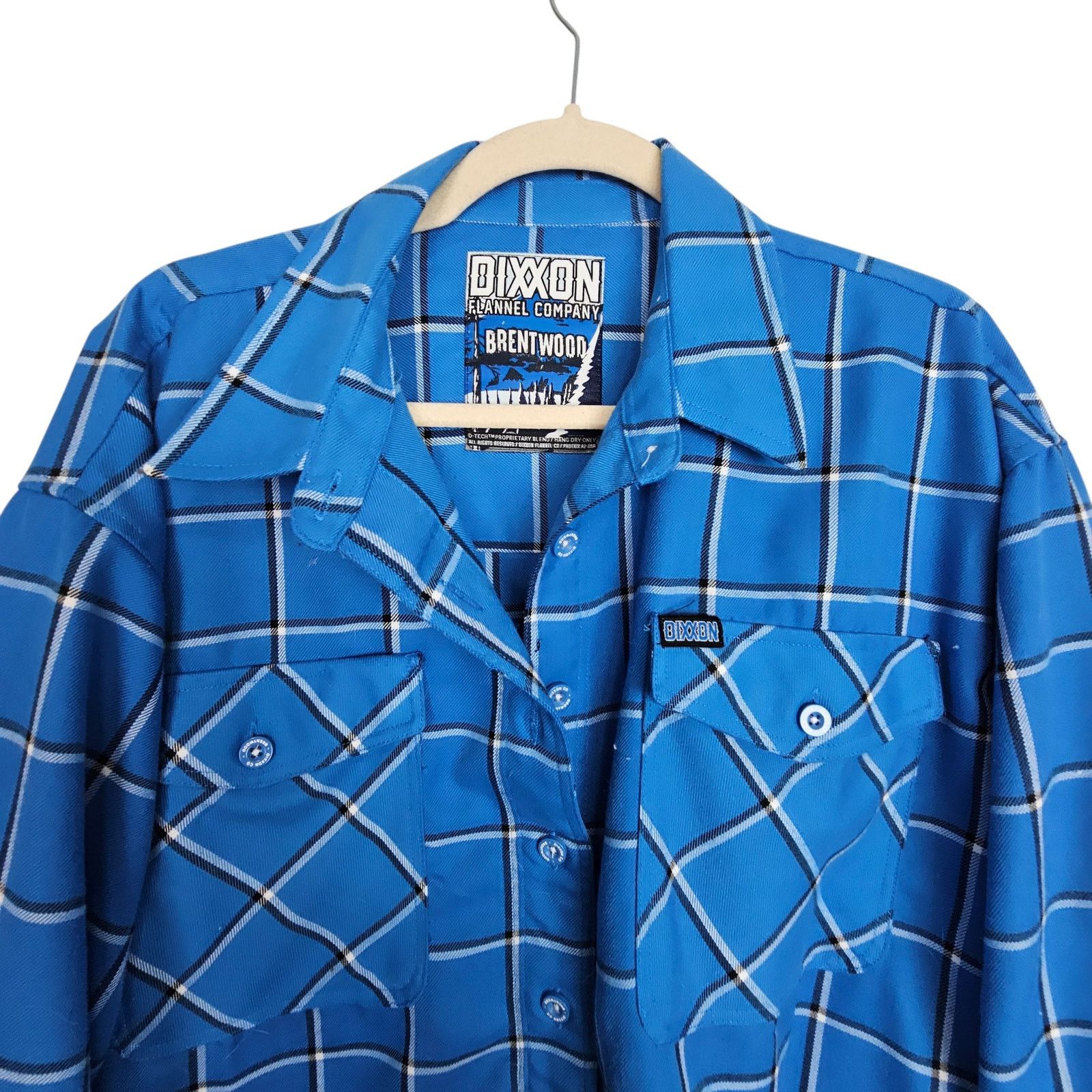Dixxon Dixxon Womens Brentwood Flannel Shirt Plaid Cropped Gorpcore Size XL / US 12-14 / IT 48-50 - 2 Thumbnail