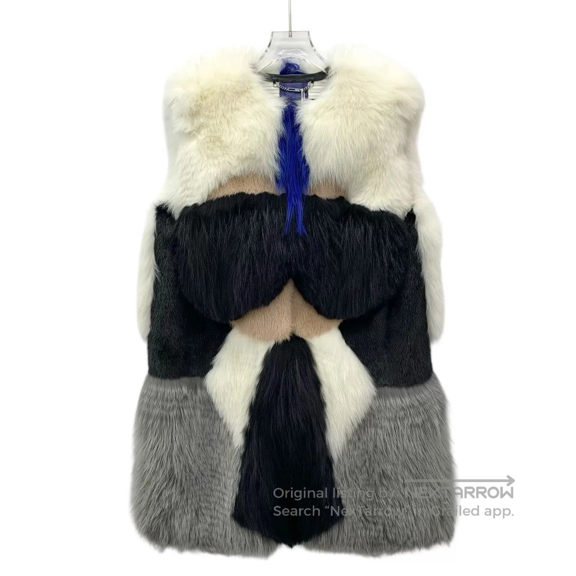 Fendi fendi color-blocked mink fur vest. Size US S / EU 44-46 / 1 - 1 Thumbnail