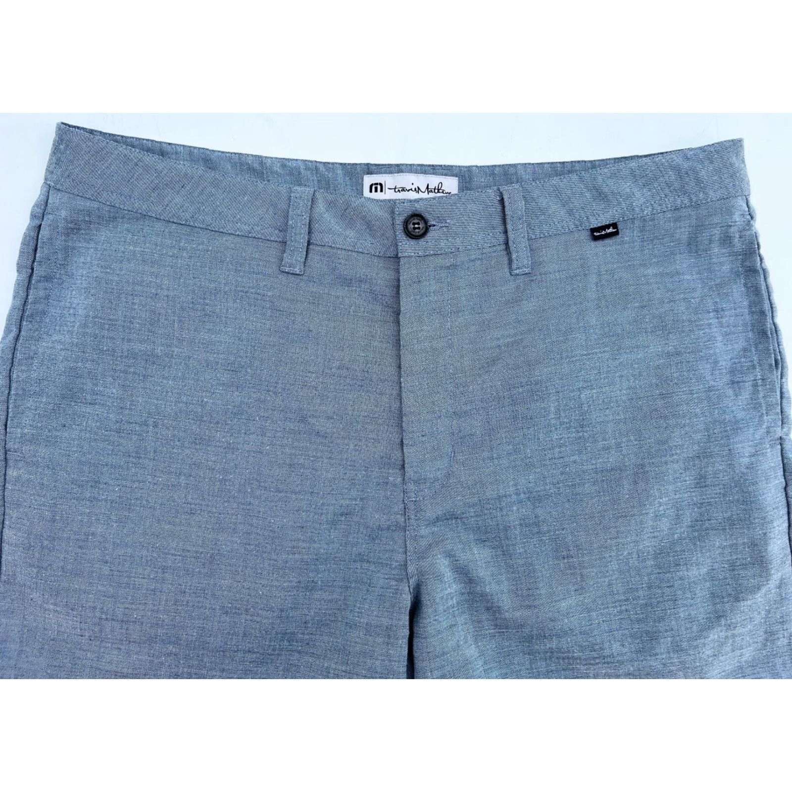 TravisMathew Travis Mathew Men's Chambray Shorts Shirt? Size US 38 / EU 54 - 3 Thumbnail