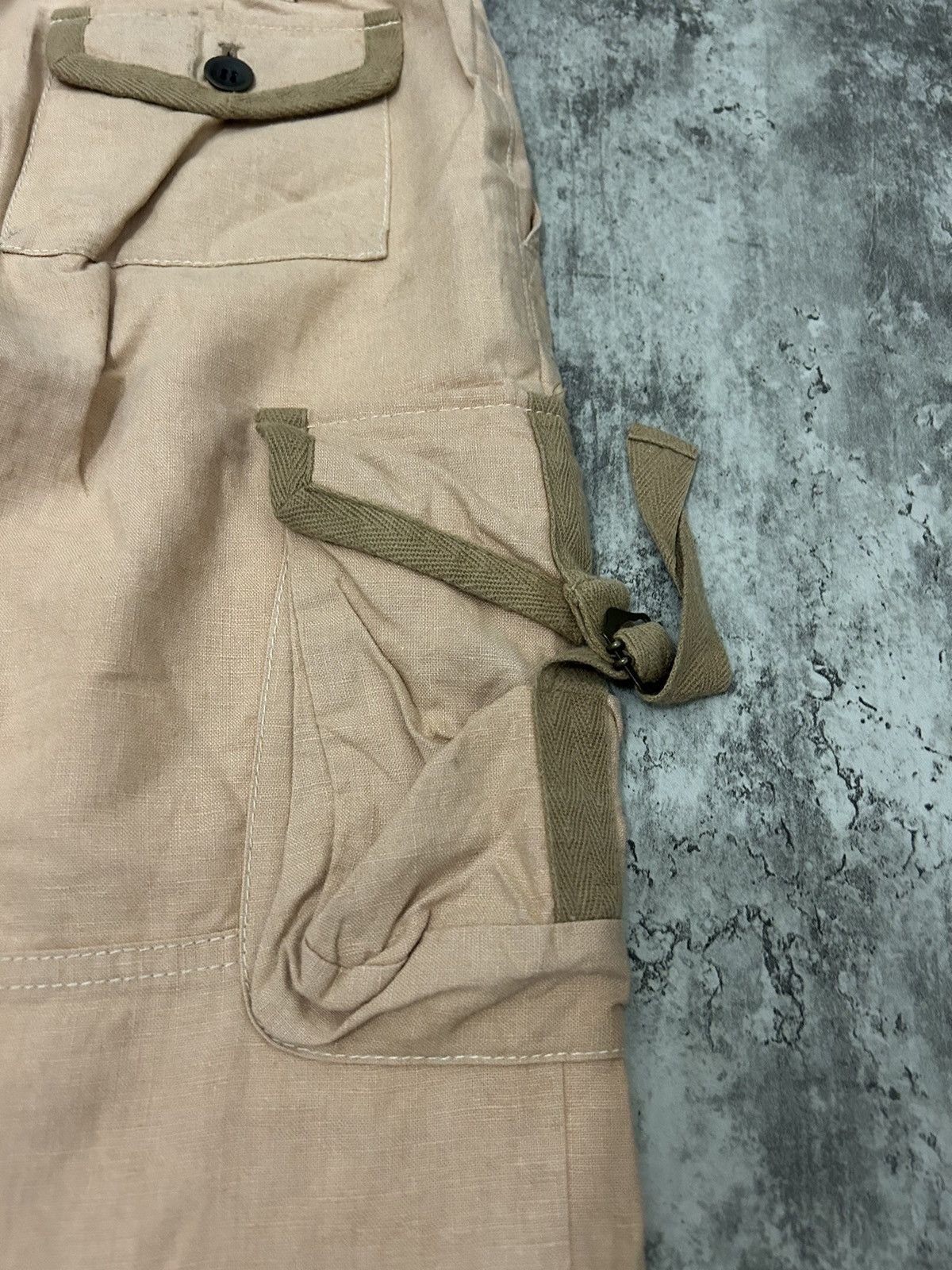 If Six Was Nine × Japanese Brand × Le Grande Bleu (L.G.B.) Ozoz Japan parachute Cargo Flare Pants Size US 30 / EU 46 - 10 Thumbnail