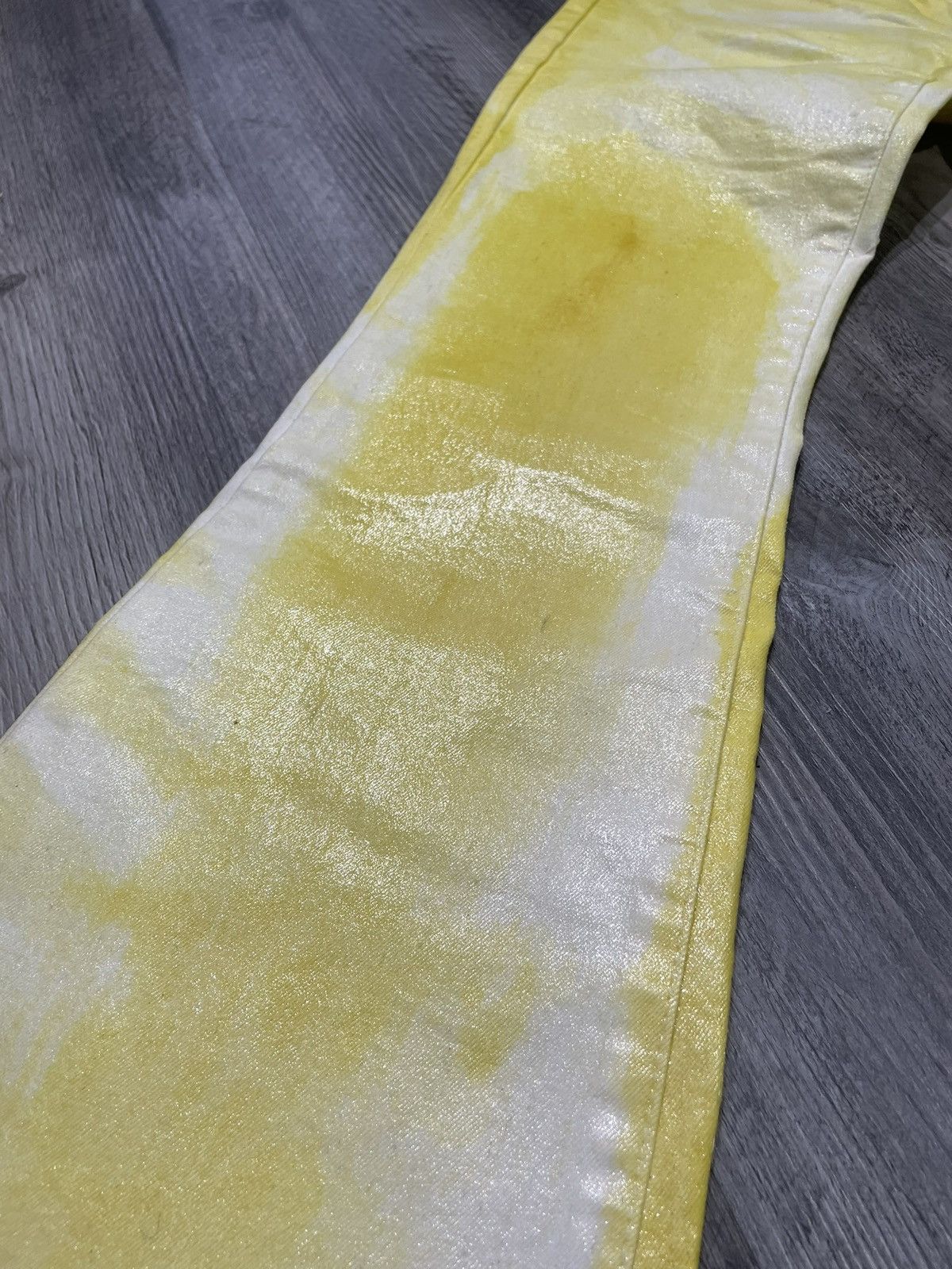 Other X3RLY Custom “ Sun Rise” Wash Waxed Jeans Size US 30 / EU 46 - 4 Thumbnail