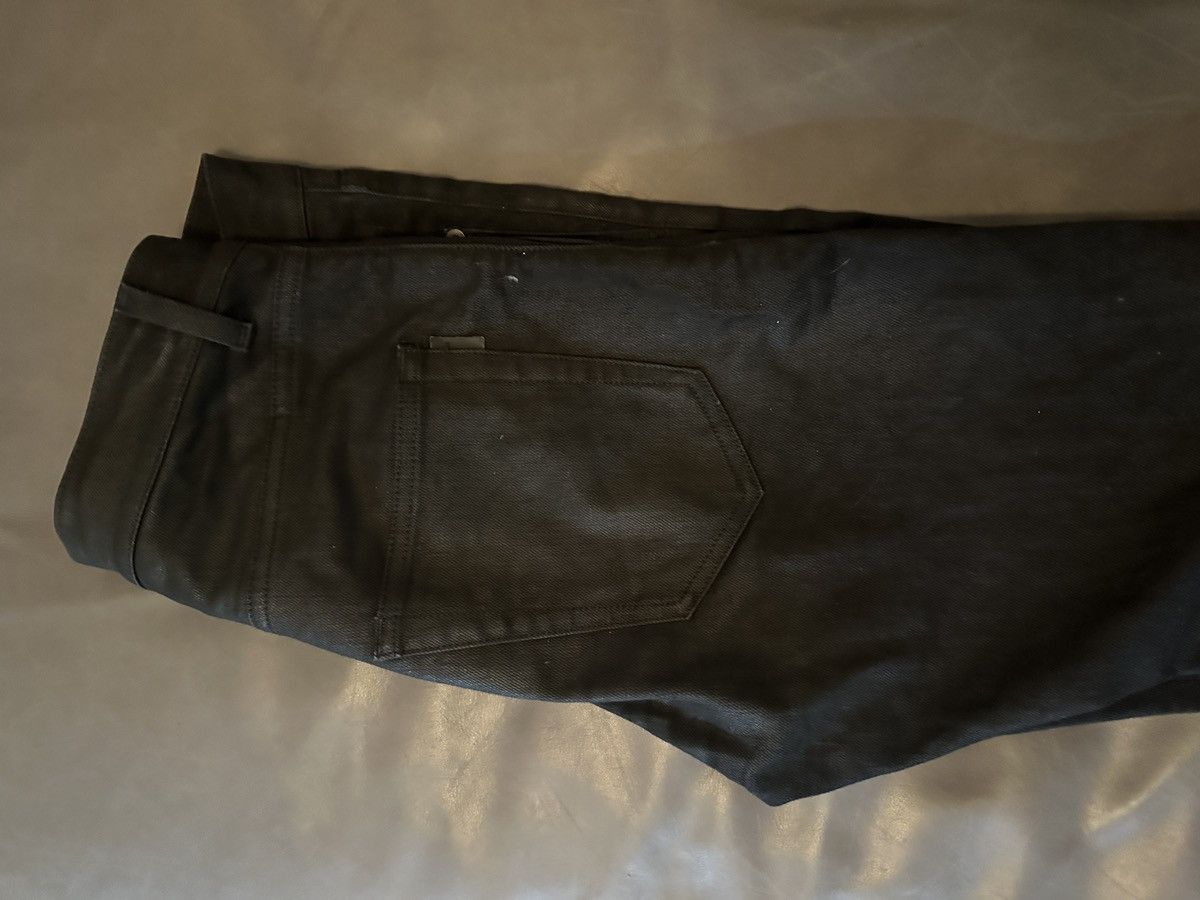 Saint Laurent Paris Saint Laurent Coated Black Denim Size US 28 / EU 44 - 5 Thumbnail