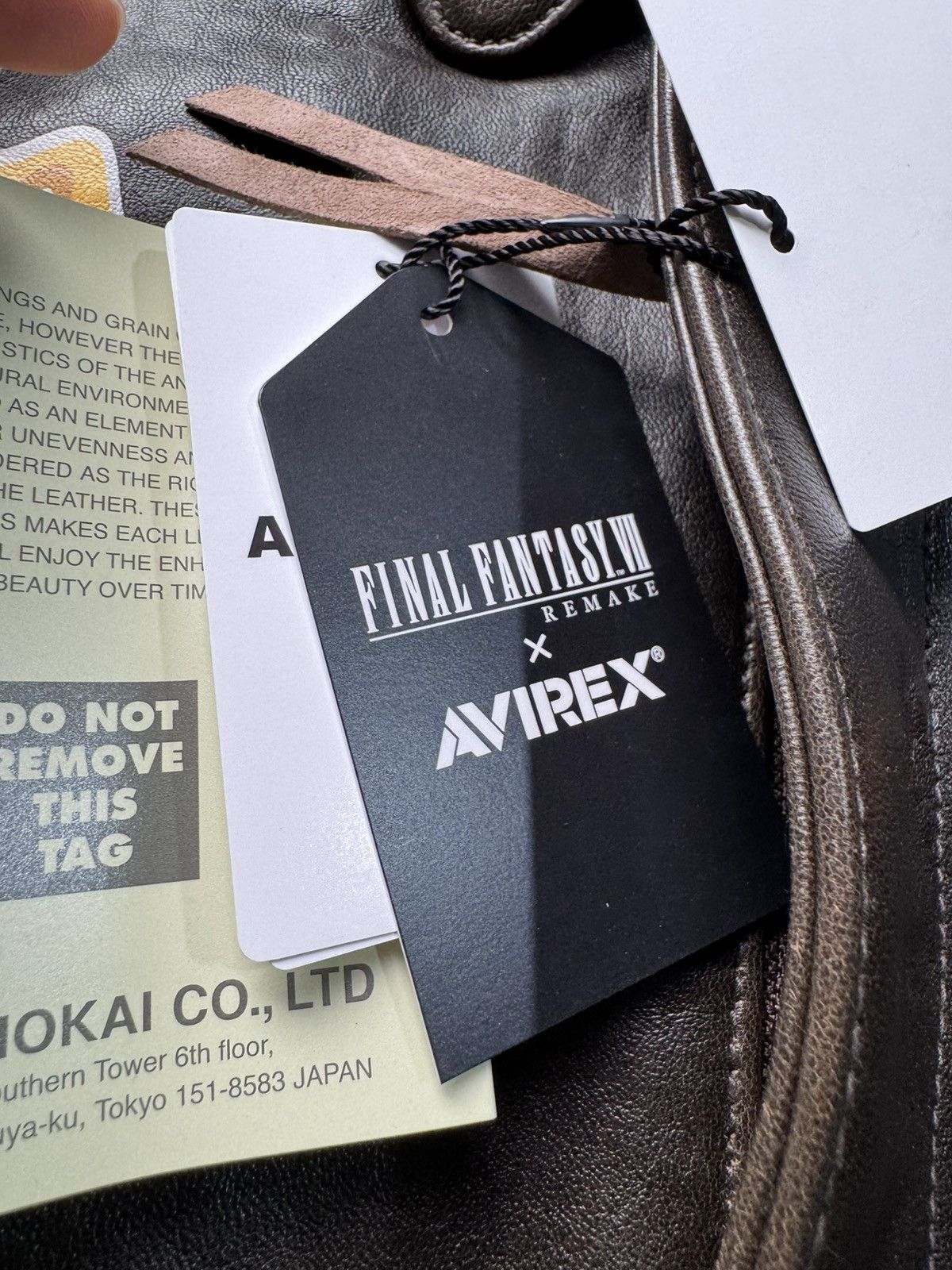 Avirex Avirex final fantasy VII A-2 leather flight jacket size 42 Size US L / EU 52-54 / 3 - 8 Thumbnail