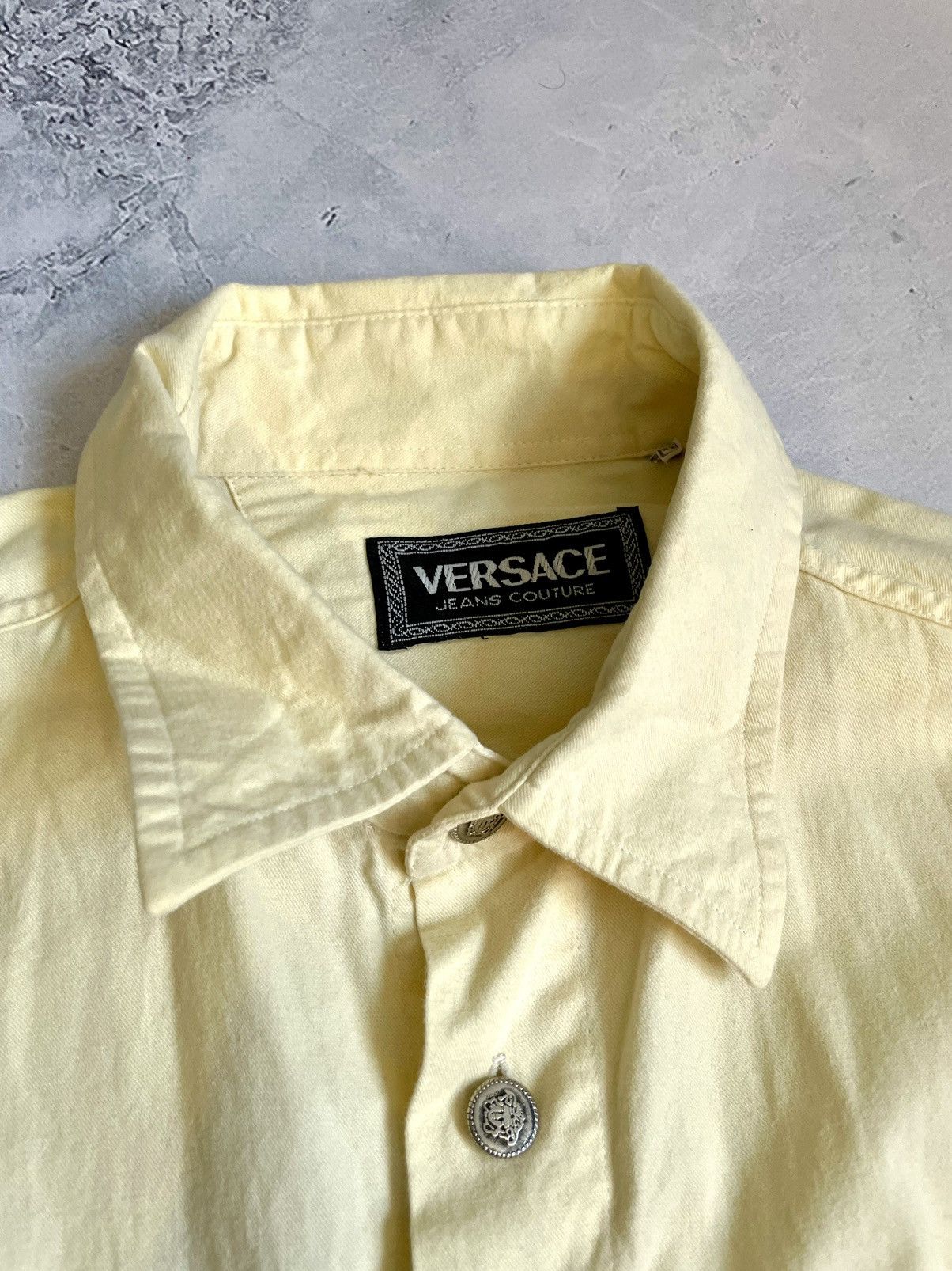 Versace × Versus Versace × Vintage Versace Flannel Buttons Jacket Overshirt Size US L / EU 52-54 / 3 - 5 Thumbnail