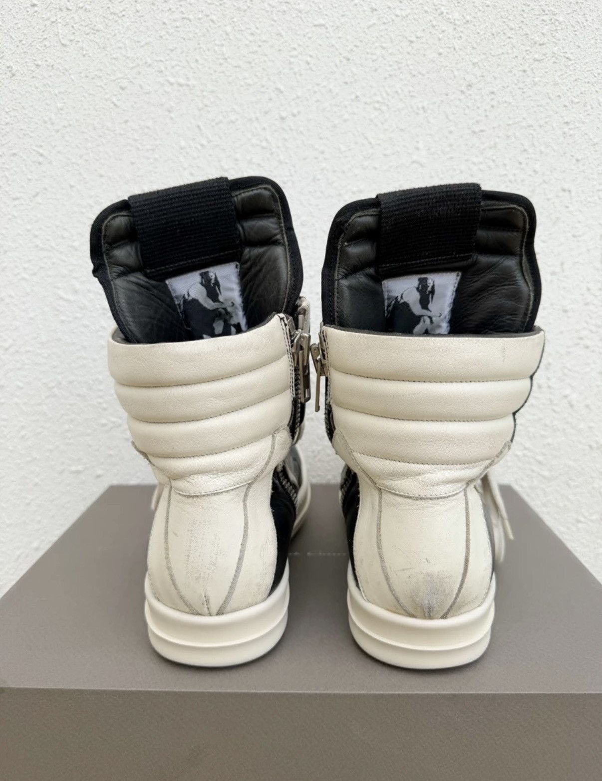 Rick Owens Rick Owens women's high-top sneakers black/white Size US 5 / IT 35 - 7 Thumbnail